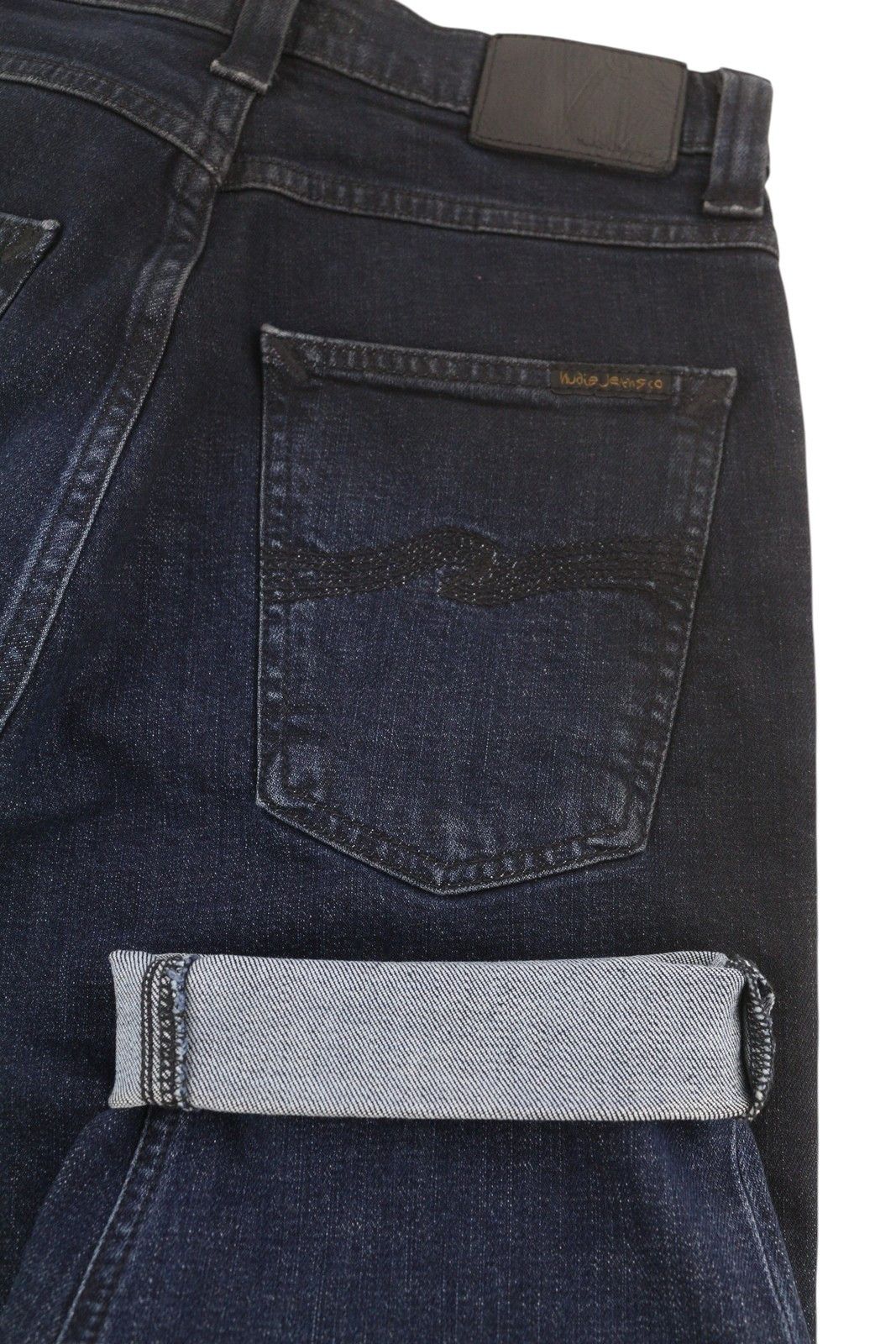 Nudie Jeans PIPE LED W29 Blue Denim Organic Shorts 83834 Size US 29 - 5 Thumbnail