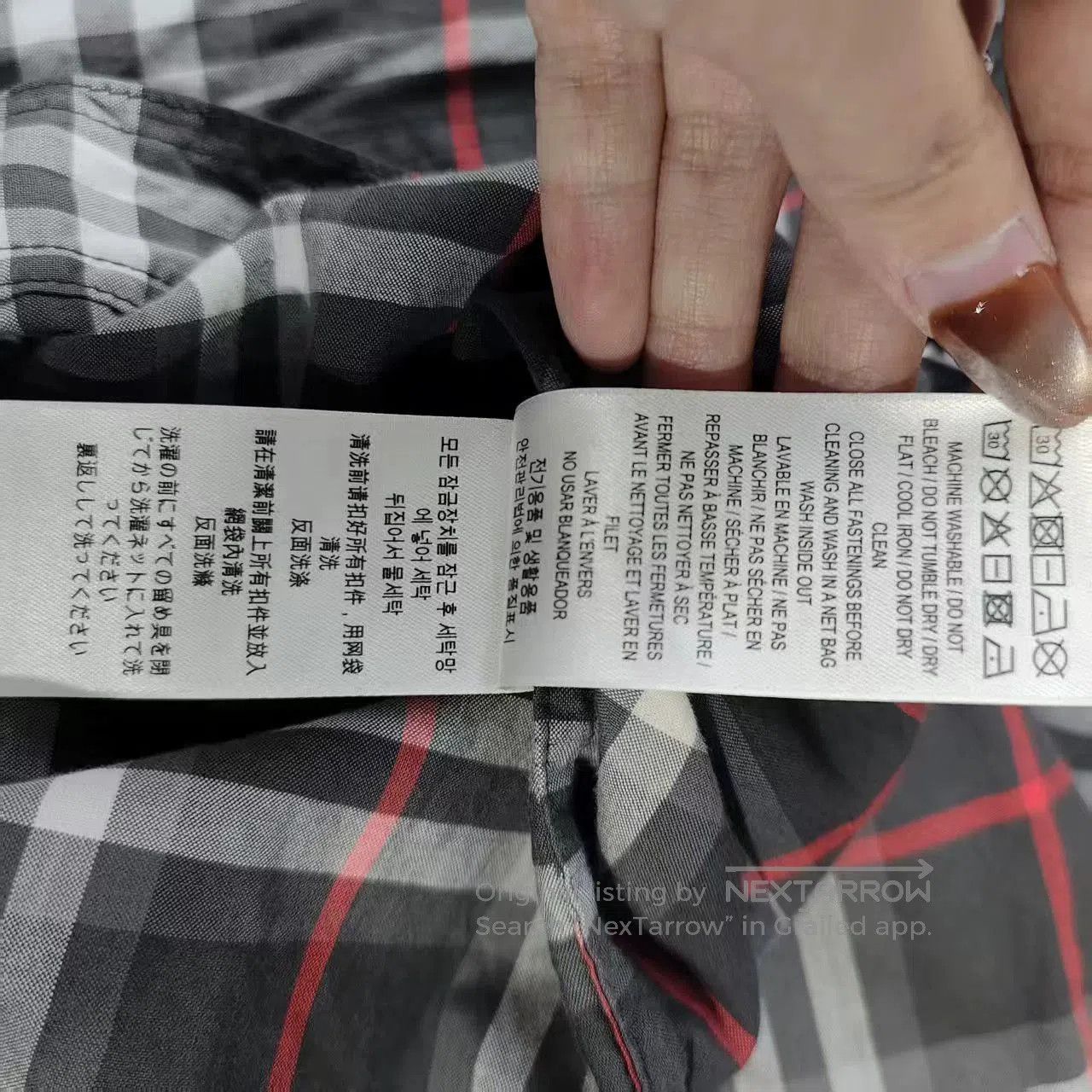 Burberry burberry men’s plaid button-up shirt uk10. Size US M / EU 48-50 / 2 - 6 Thumbnail