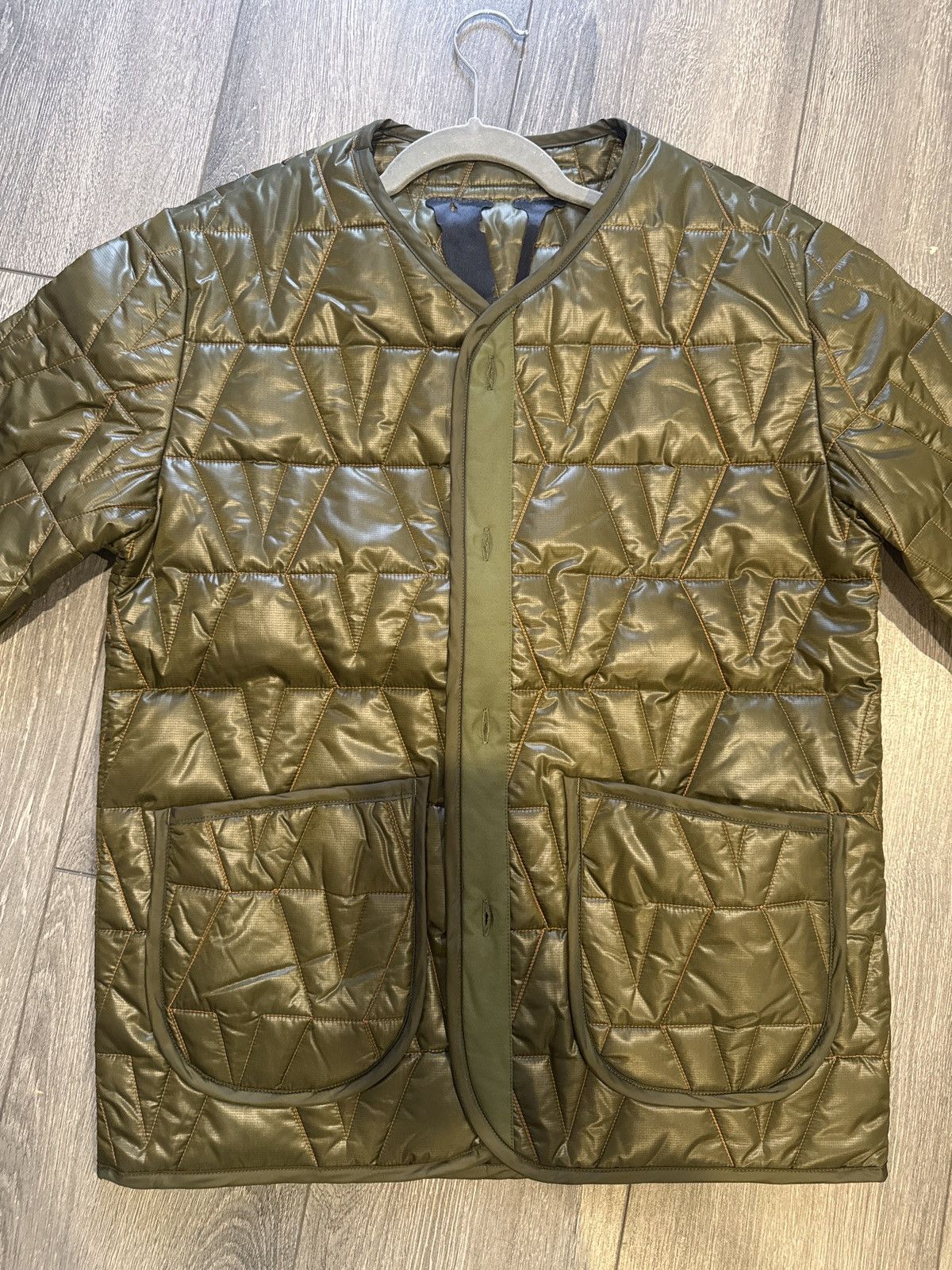 Vlone VLONE Green Quilted Jacket Size US M / EU 48-50 / 2 - 3 Thumbnail