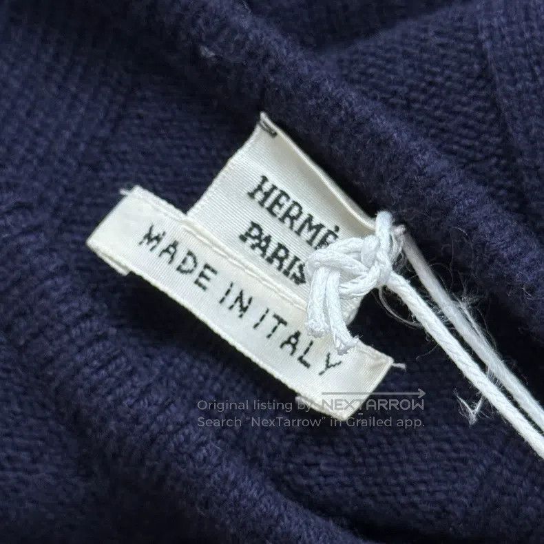 Hermes Hermes navy blue wool top Size XS / US 0-2 / IT 36-38 - 5 Thumbnail