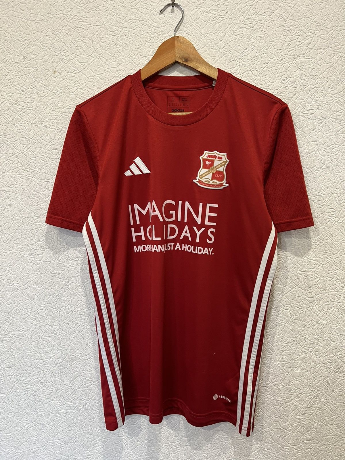 Adidas Adidas Swindon Town 2023 Mens Soccer Jersey Shirt Size US S / EU 44-46 / 1 - 1 Thumbnail