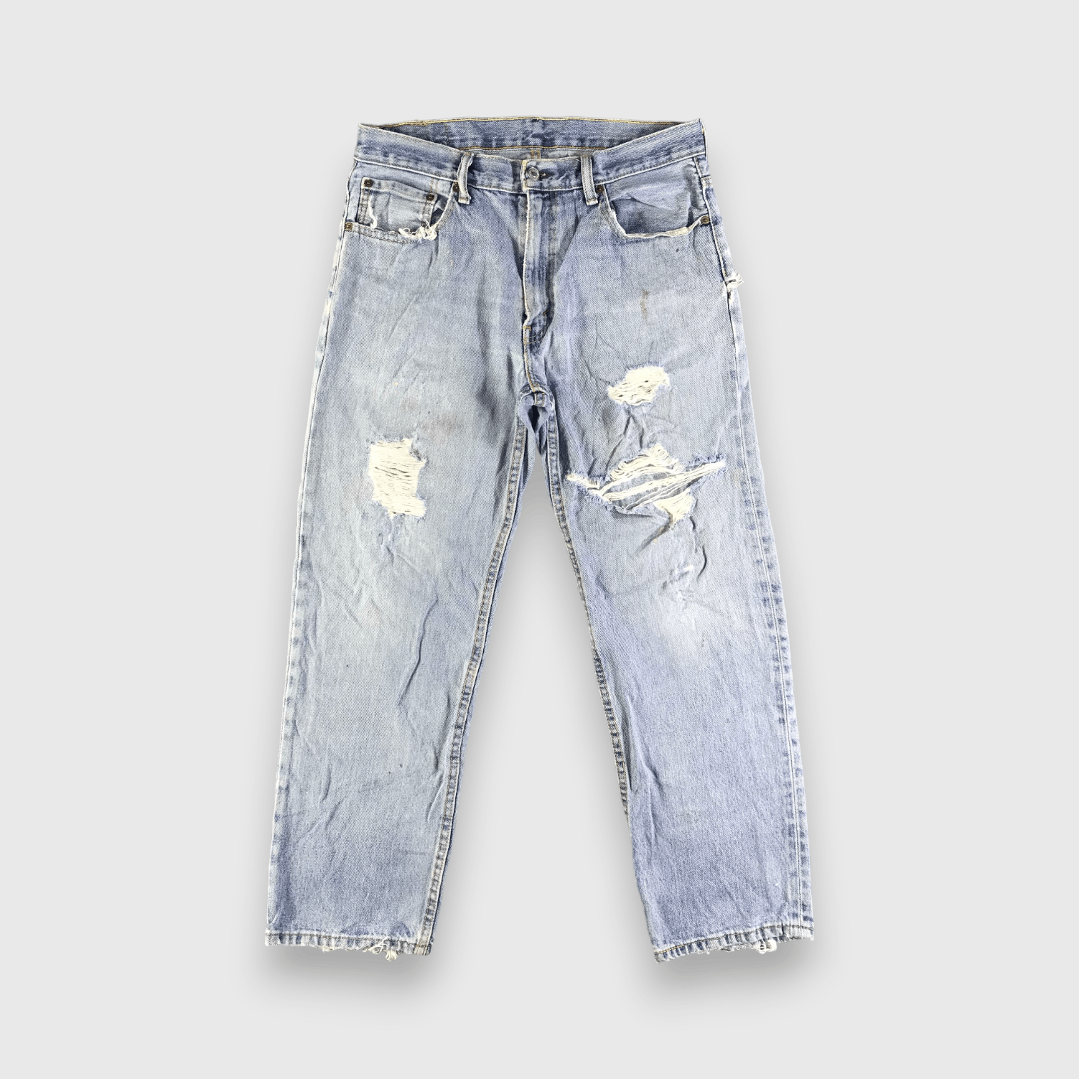 Levi's Vintage Blue Wash Levis 550 Jeans-J3285 Size US 35 - 1 Thumbnail