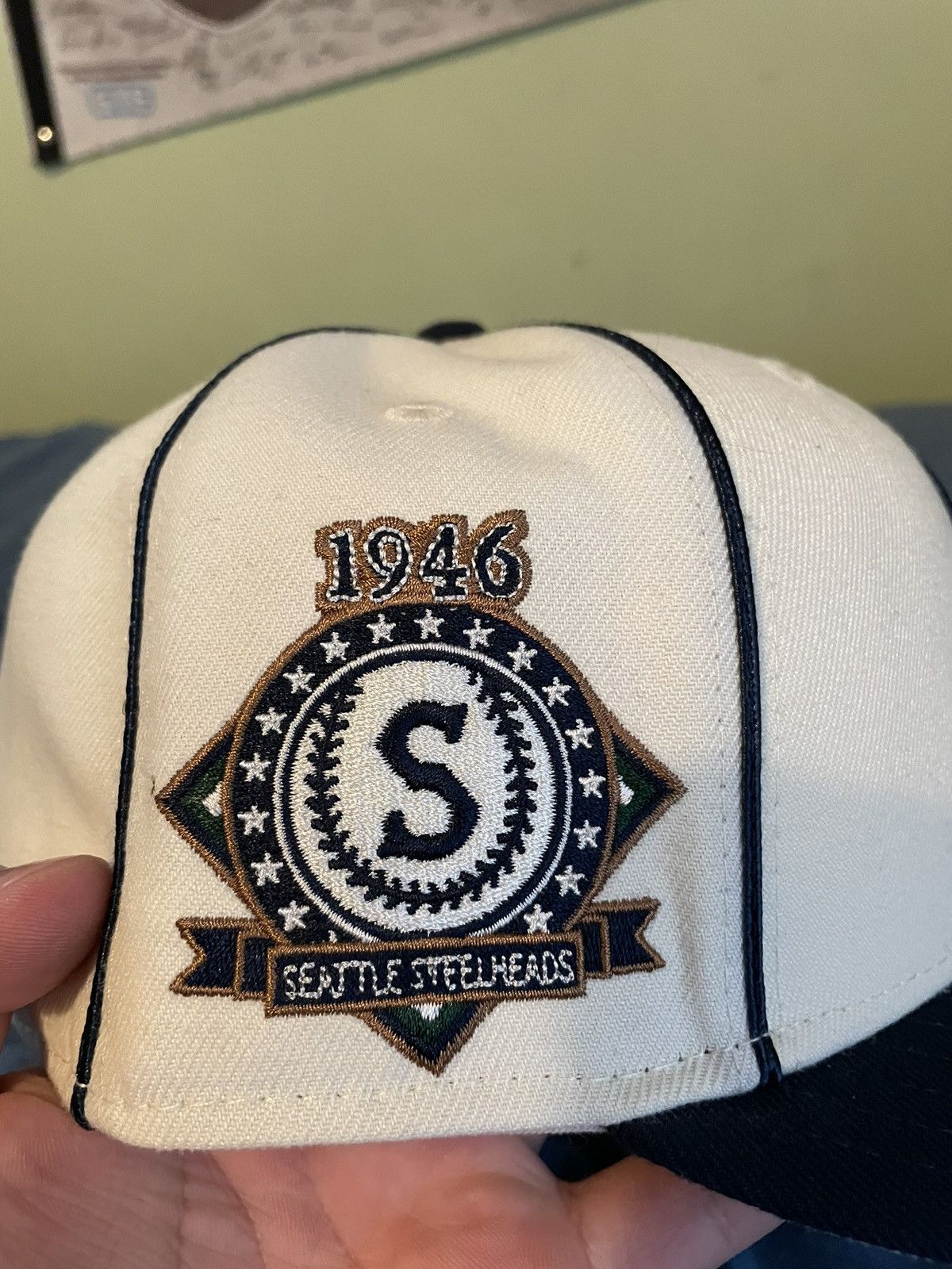 MLB × New Era Seattle steelhead negro leagues hat size 7 1/4 Size ONE SIZE - 3 Thumbnail