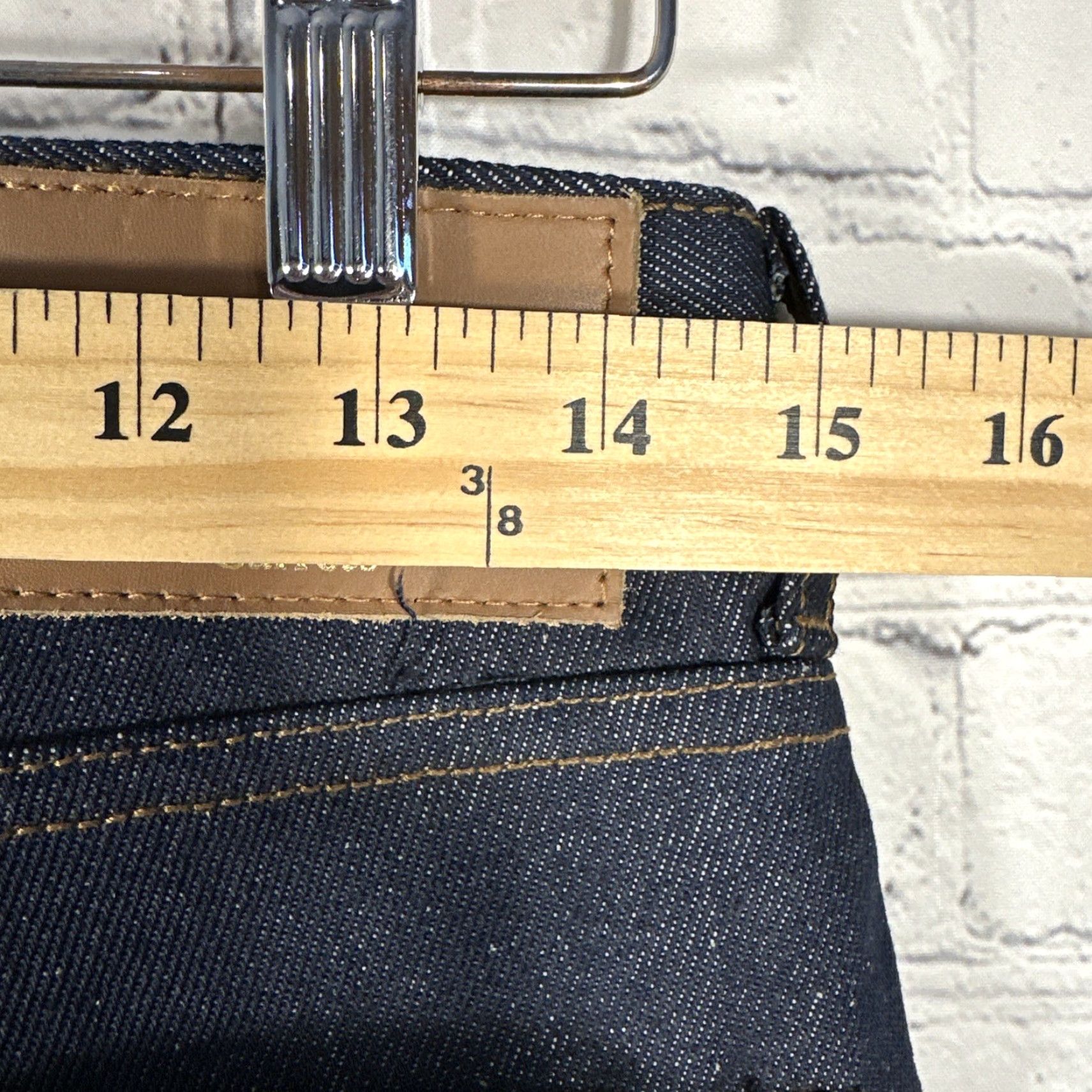 Vintage Carrots Jeans Dark Wash Mens 32 Straight Leg Indigo Denim Cotton Zip Inseam 34 Carrots Brand Regular Fit Jeans Mens Size US 32 / EU 48 - 6 Thumbnail