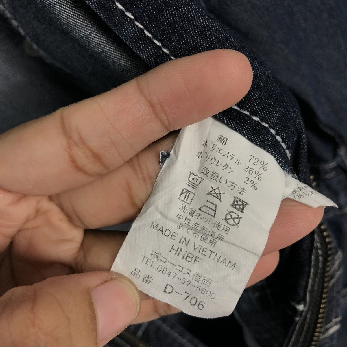 Japanese Brand 🔥VINTAGE DENIM WORKER OVERALL DICKIES USA INDIGO Size US 32 / EU 48 - 21 Thumbnail