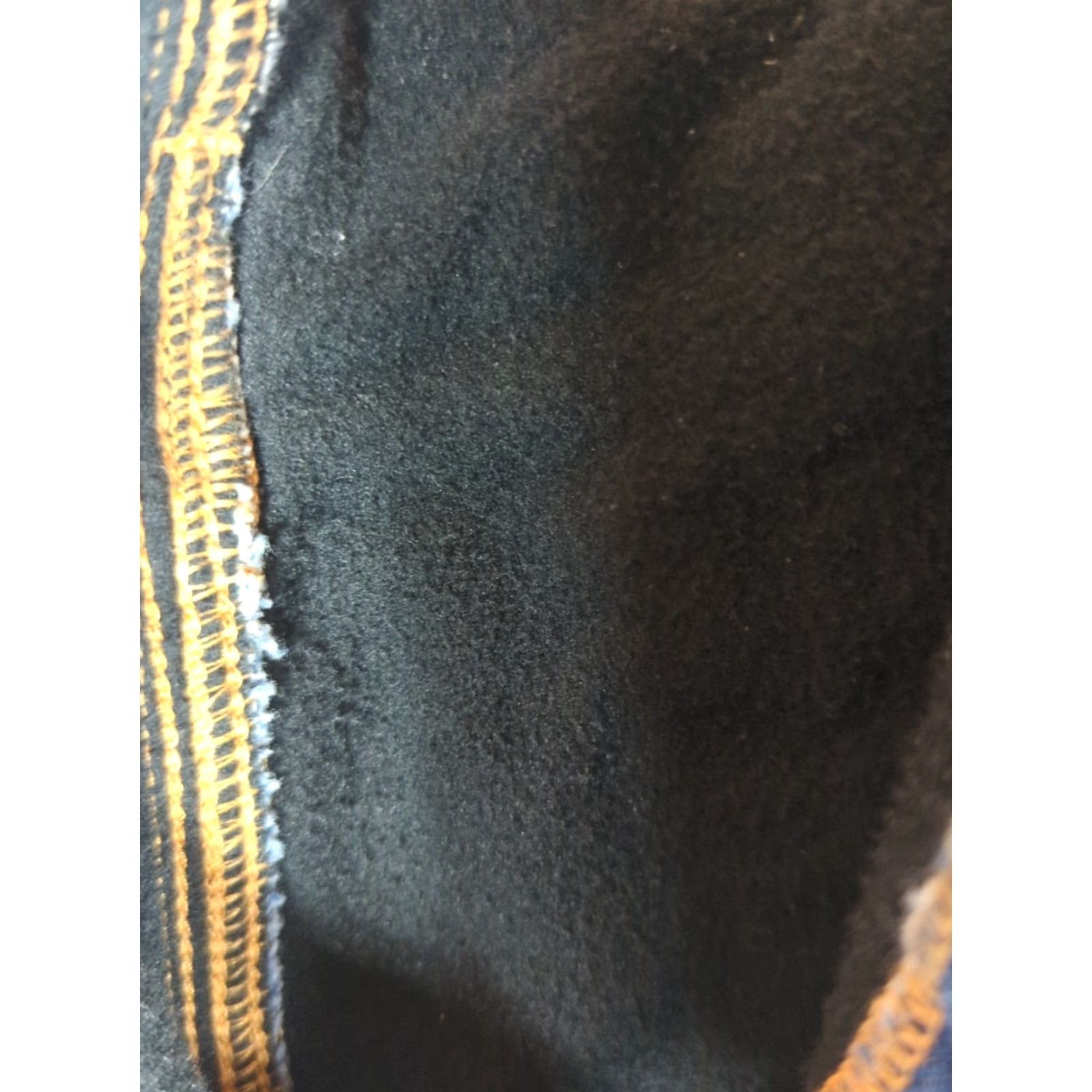 Carhartt VINTAGE Carhartt Jeans 5-Pocket Zip Blue Lined Fleece Relaxed Fit Men's W35 L32 Denim Cotton Modern Size US 35 - 3 Thumbnail