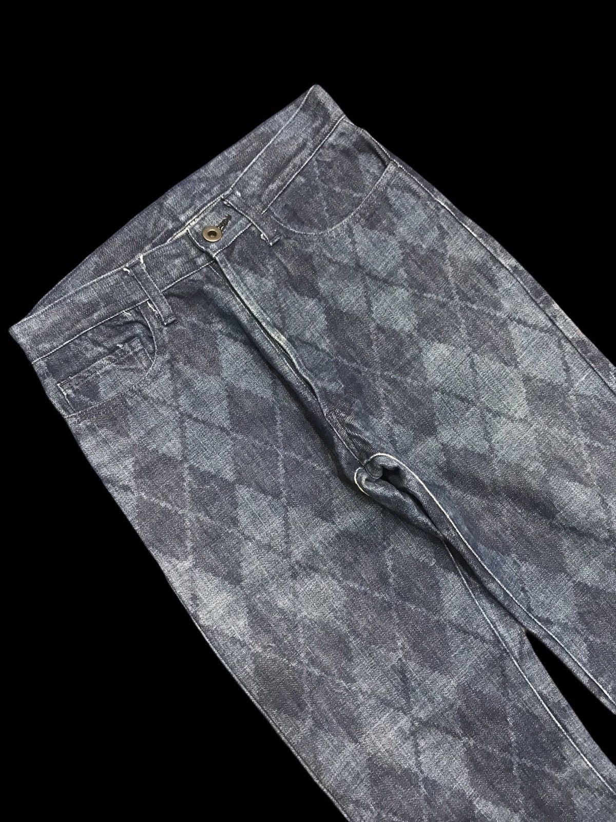 Japanese Brand 💥ARCHIVAL💥EDGE RUPERT ARTISANAL FULL DIAMOND DENIM F159 Size US 27 - 9 Thumbnail