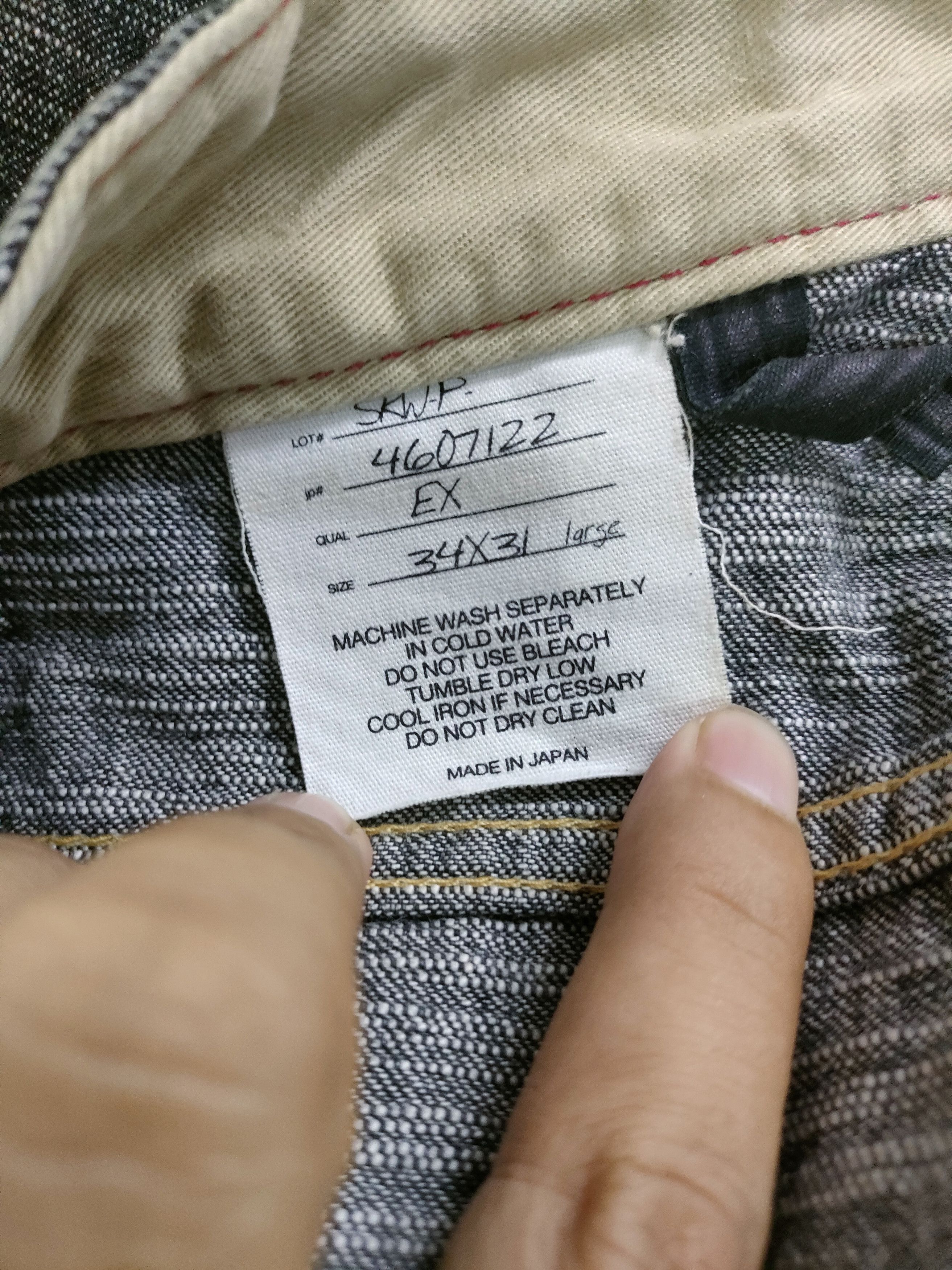 Japanese Brand × Vintage Vintage Scanner Fundamental Jeans Size US 35 - 2 Thumbnail