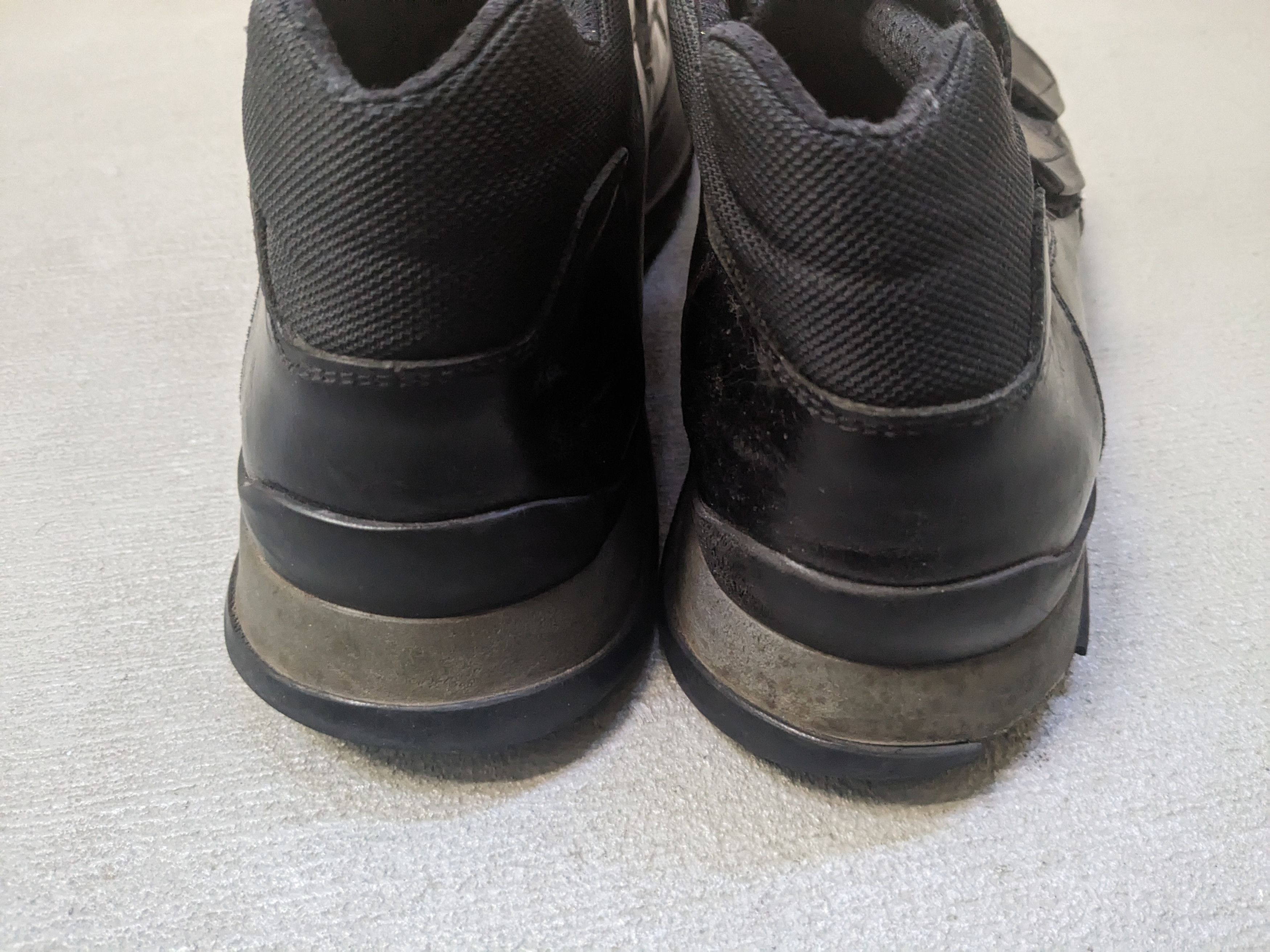 Prada Prada Sneakers Size 9.5 Black Leather Mid Tops Strap Y2K Size US 9.5 / EU 42-43 - 13 Thumbnail