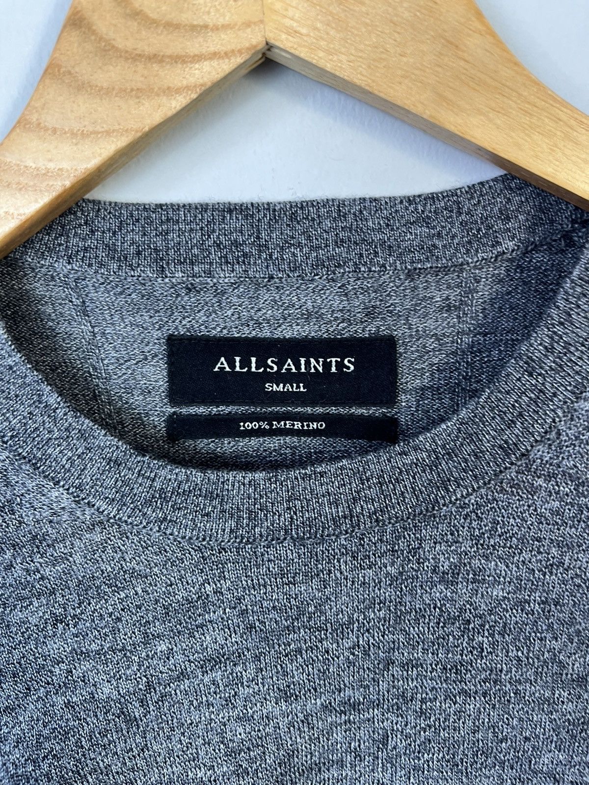 Allsaints Allsaints Classic Merino Wool Sweater Jumper Size US S / EU 44-46 / 1 - 7 Thumbnail