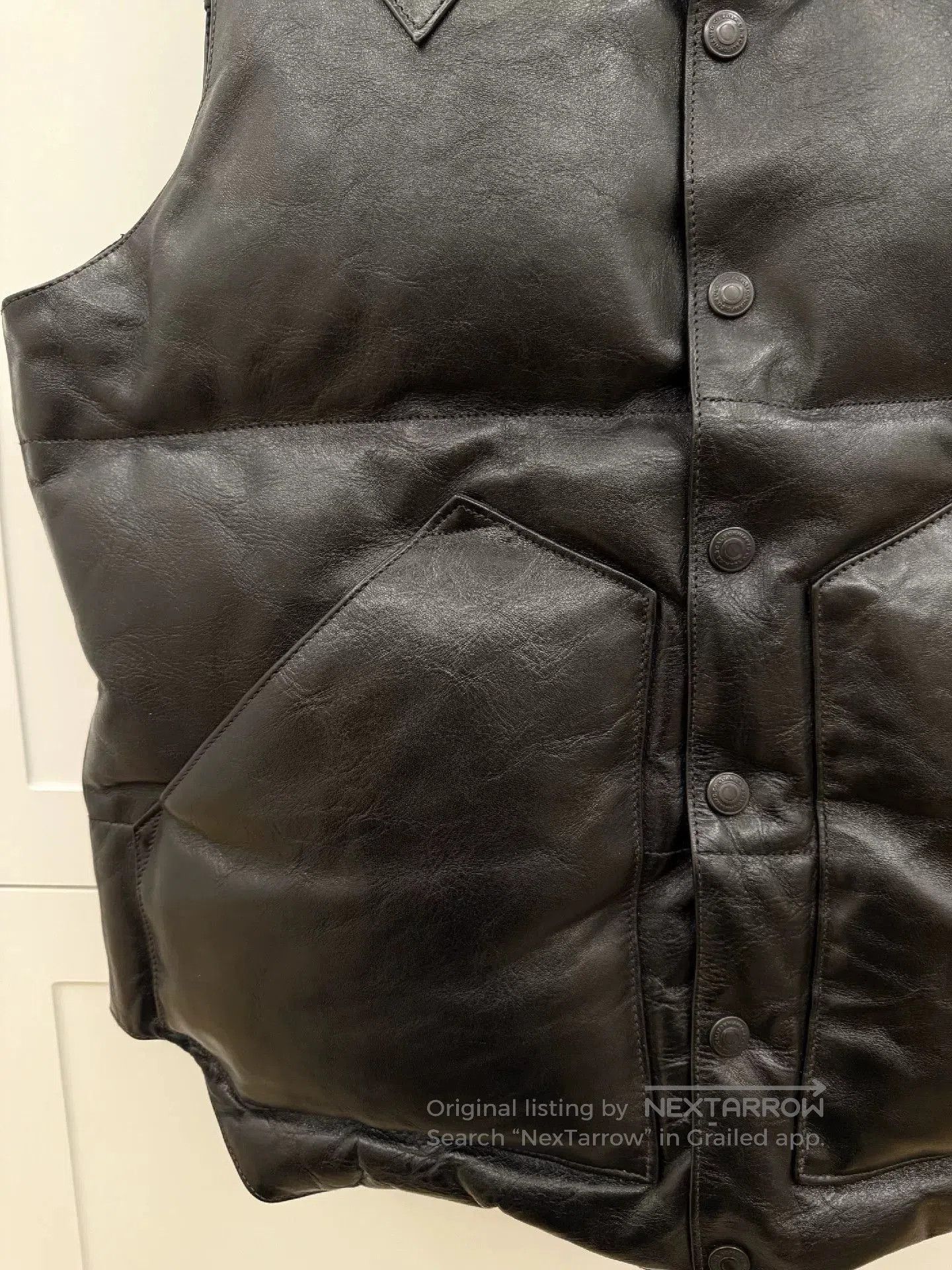 Rainbow Country Rainbow Country Black Horsehide Down Vest. Size US S / EU 44-46 / 1 - 3 Thumbnail