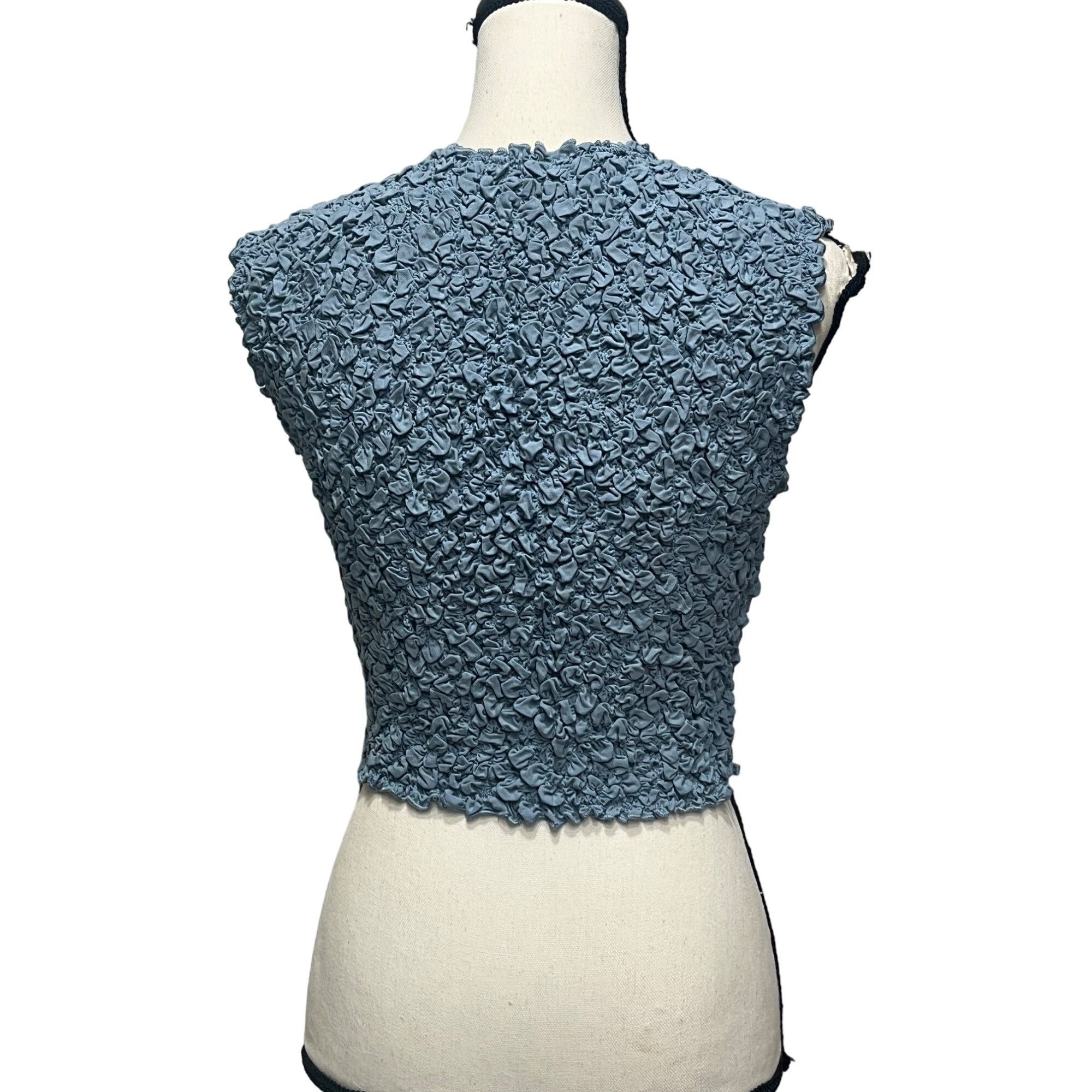 Other Open Edit Textured Top in Blue Chambray, S Size S / US 4 / IT 40 - 4 Thumbnail