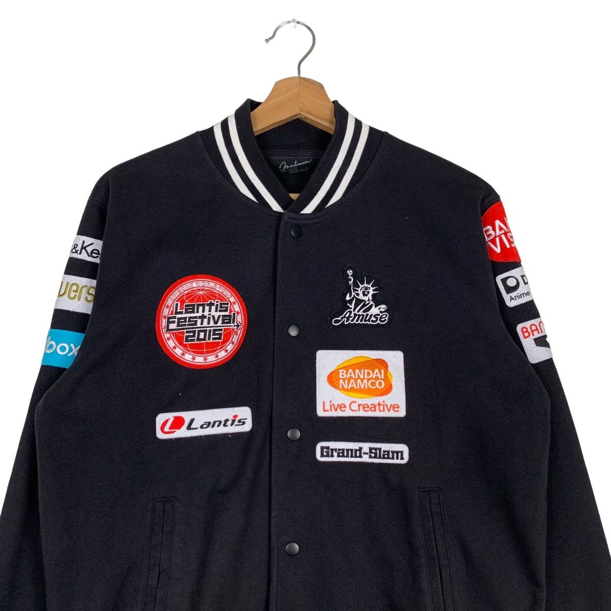 Japanese Brand Lantis Festival Anisong World Tour Patches Jacket #0436-C20 Size US M / EU 48-50 / 2 - 2 Thumbnail