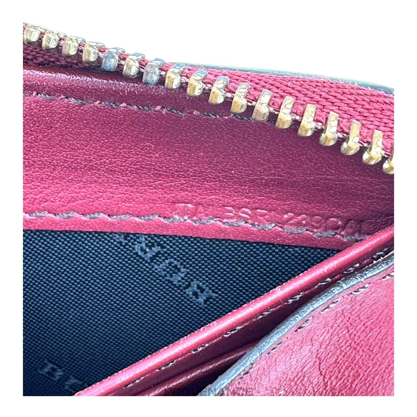 Burberry 🔴 Burberry Logo Zip Long Wallet - Red Nova Check Size ONE SIZE - 5 Thumbnail