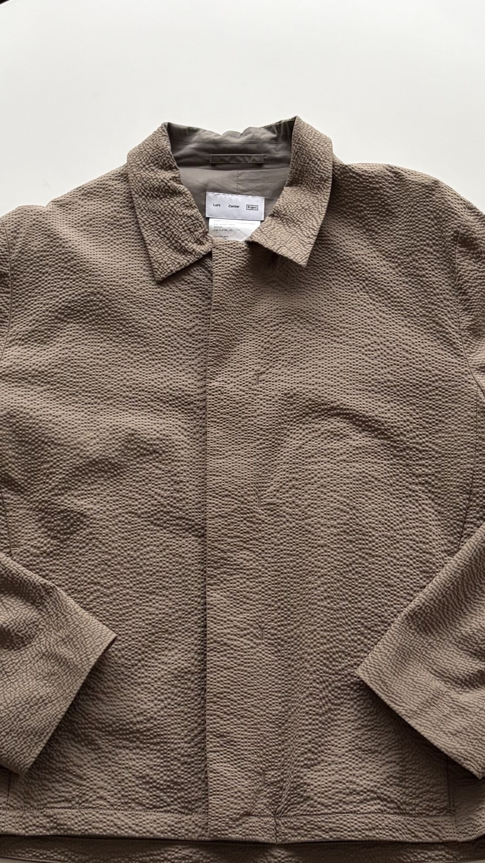 POST ARCHIVE FACTION (PAF) PAF 5.0+ Jacket Right - Brown Seersucker Size US M / EU 48-50 / 2 - 5 Thumbnail