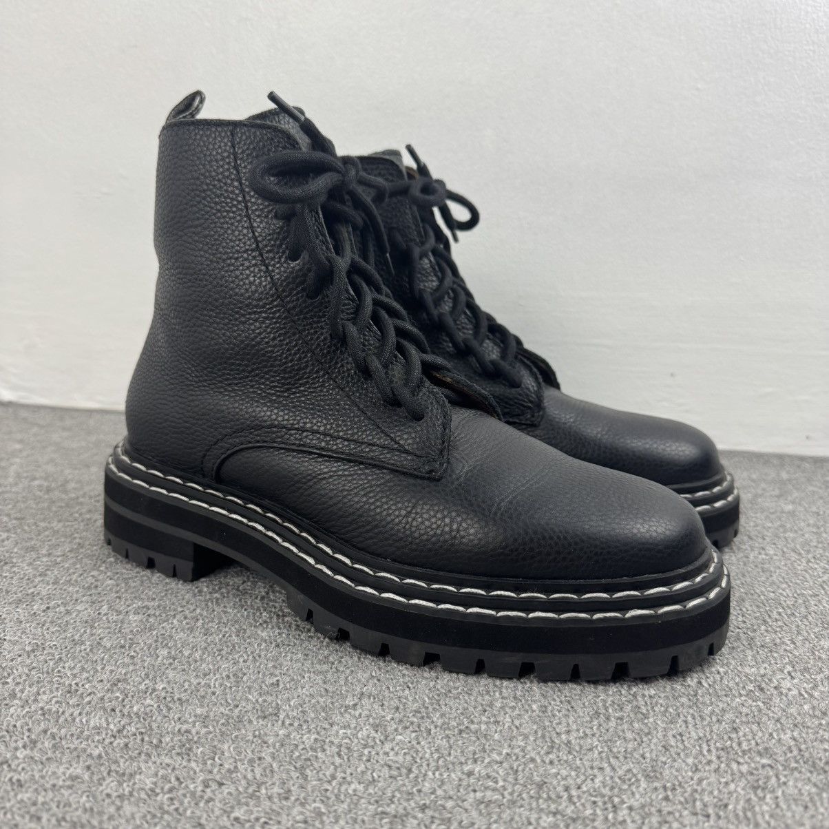 Proenza Schouler Proenza Schouler - Lug Sole Combat Boots Size US 8 / IT 38 - 1 Thumbnail