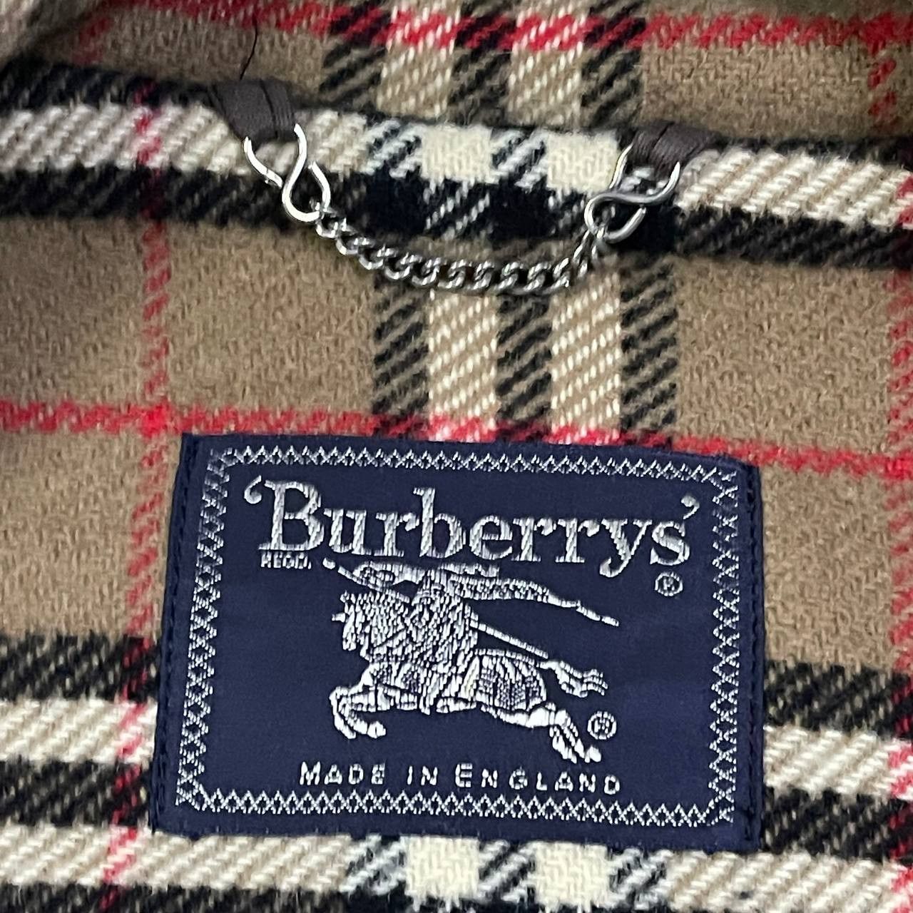 Burberry Vintage Burberry Nova Check Wool Duffle Coat Size US M / EU 48-50 / 2 - 8 Thumbnail