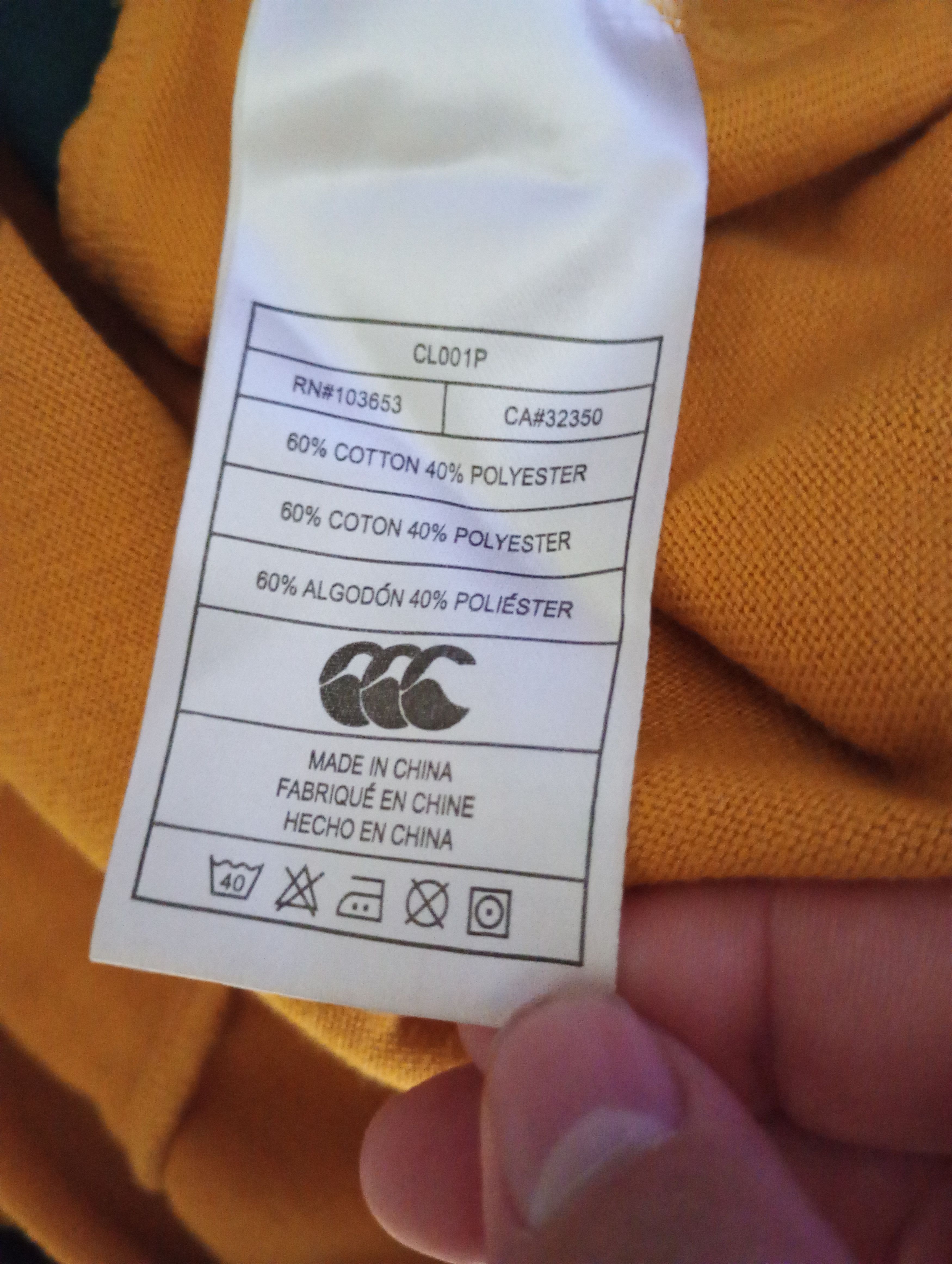 Canterbury of New Zealand Canterbury Wallabies Australia Rugby Shirt 2008 Size US XL / EU 56 / 4 - 15 Thumbnail