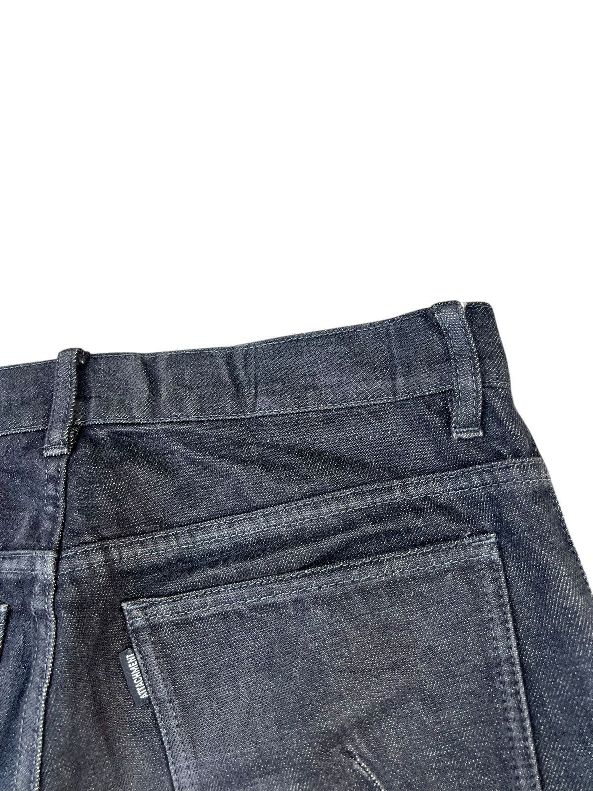 Kazuyuki Kumagai Attachment Black Attachment Japan Curve Long Leg Denim Jeans Size US 31 - 20 Thumbnail