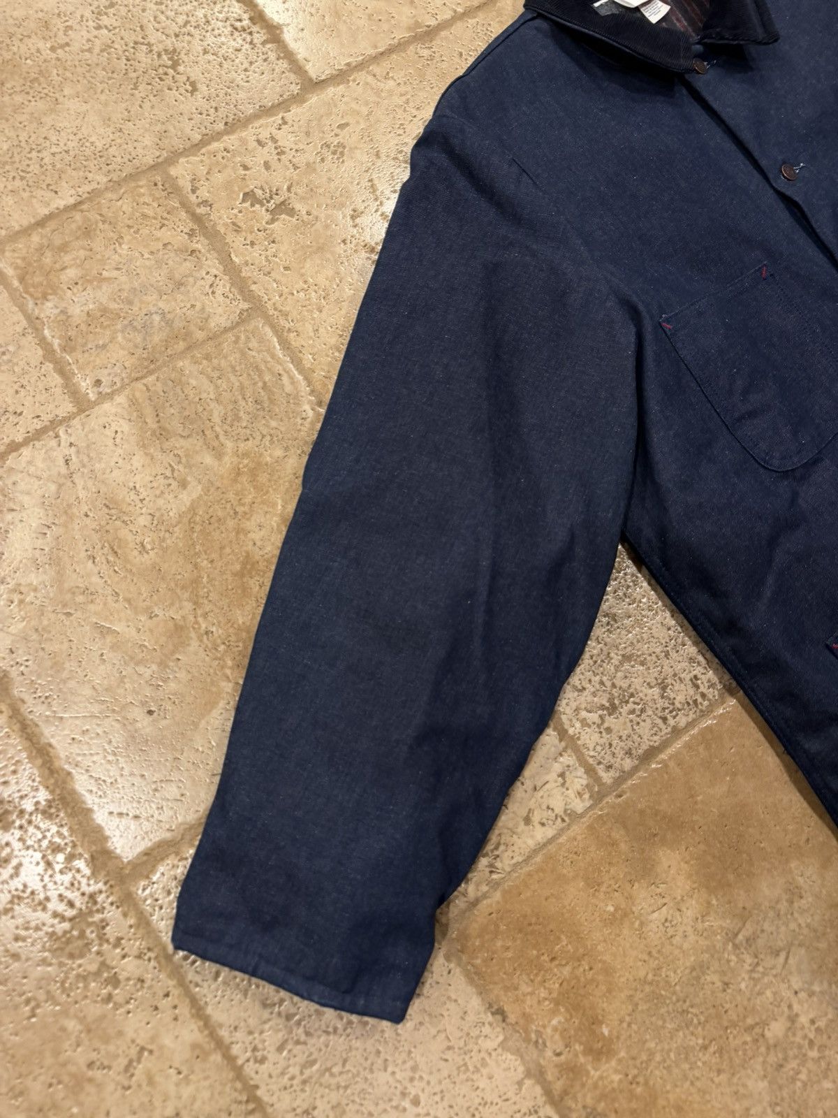 Dickies Vintage Dickies Denim Blanket Lined Chore Jacket Size US XL / EU 56 / 4 - 7 Thumbnail