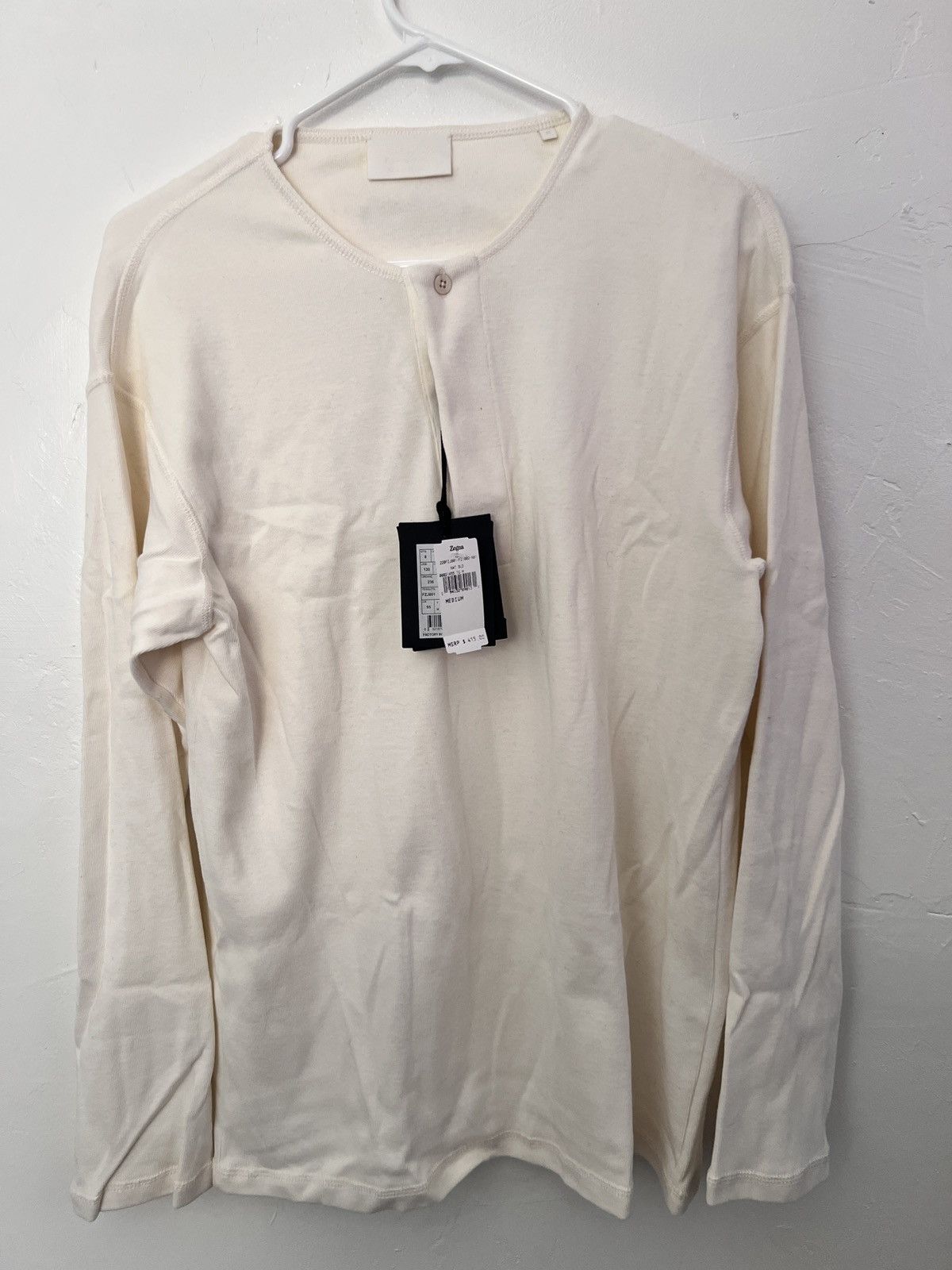 Ermenegildo Zegna × Fear of God Fear of god x zegna cotton Henley t shirt Size US M / EU 48-50 / 2 - 1 Thumbnail