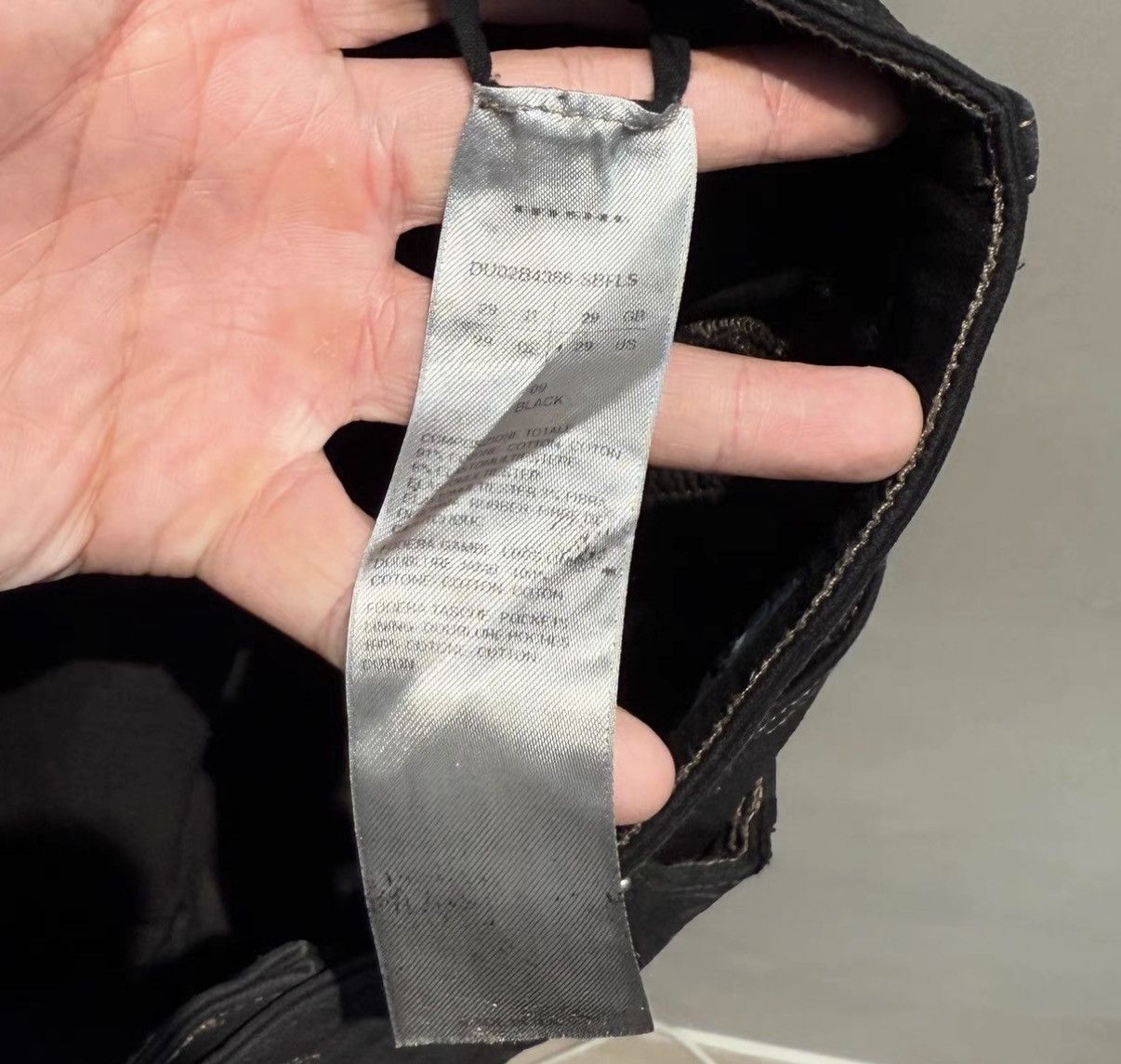 Rick Owens Rick Owens DRKSHDW Distressed Waxed Ripped Long Pants Size US 29 - 6 Thumbnail