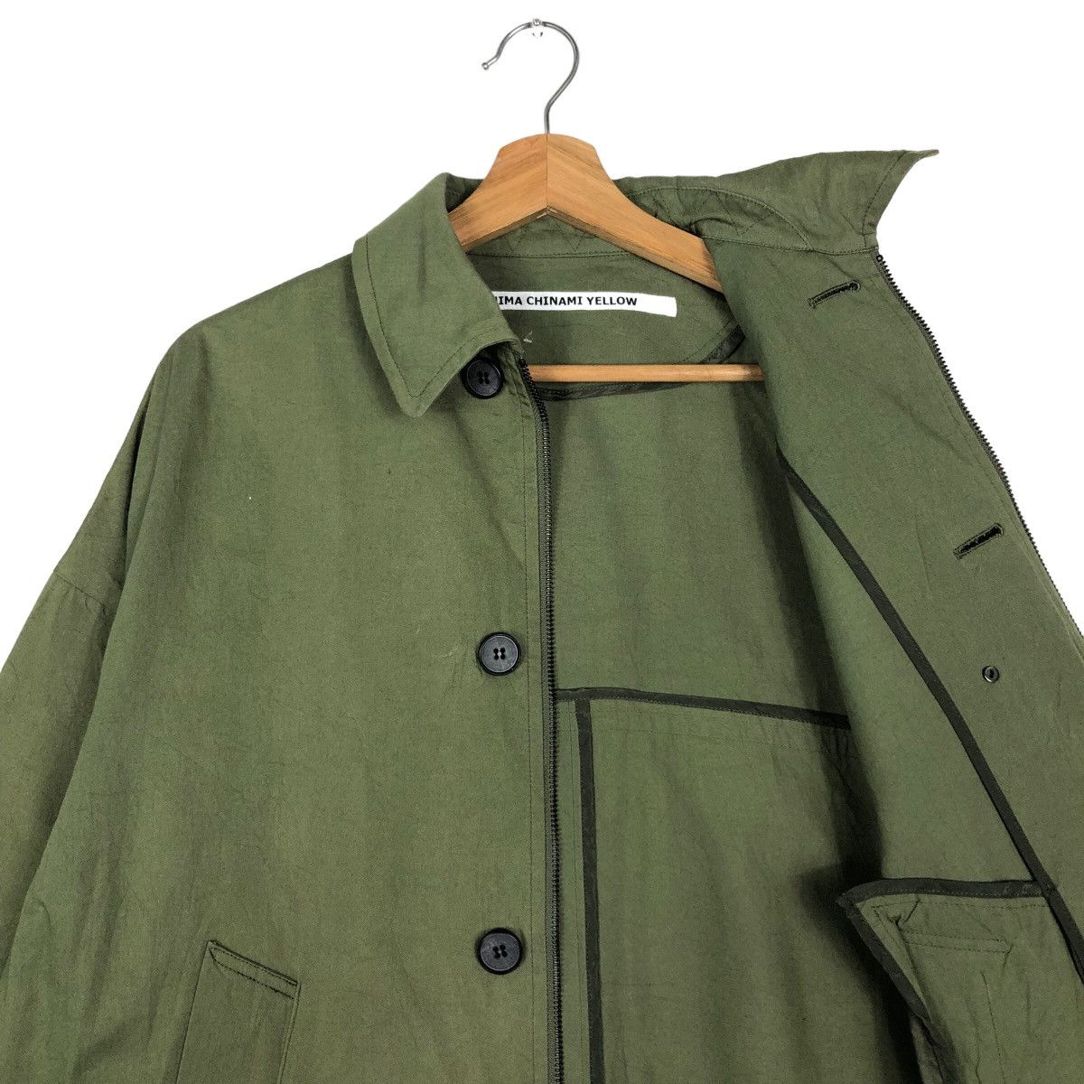 Japanese Brand 🔥Vtg Military Jacket Kamishima Chinami Yellow Issey Miyake Size US M / EU 48-50 / 2 - 12 Thumbnail