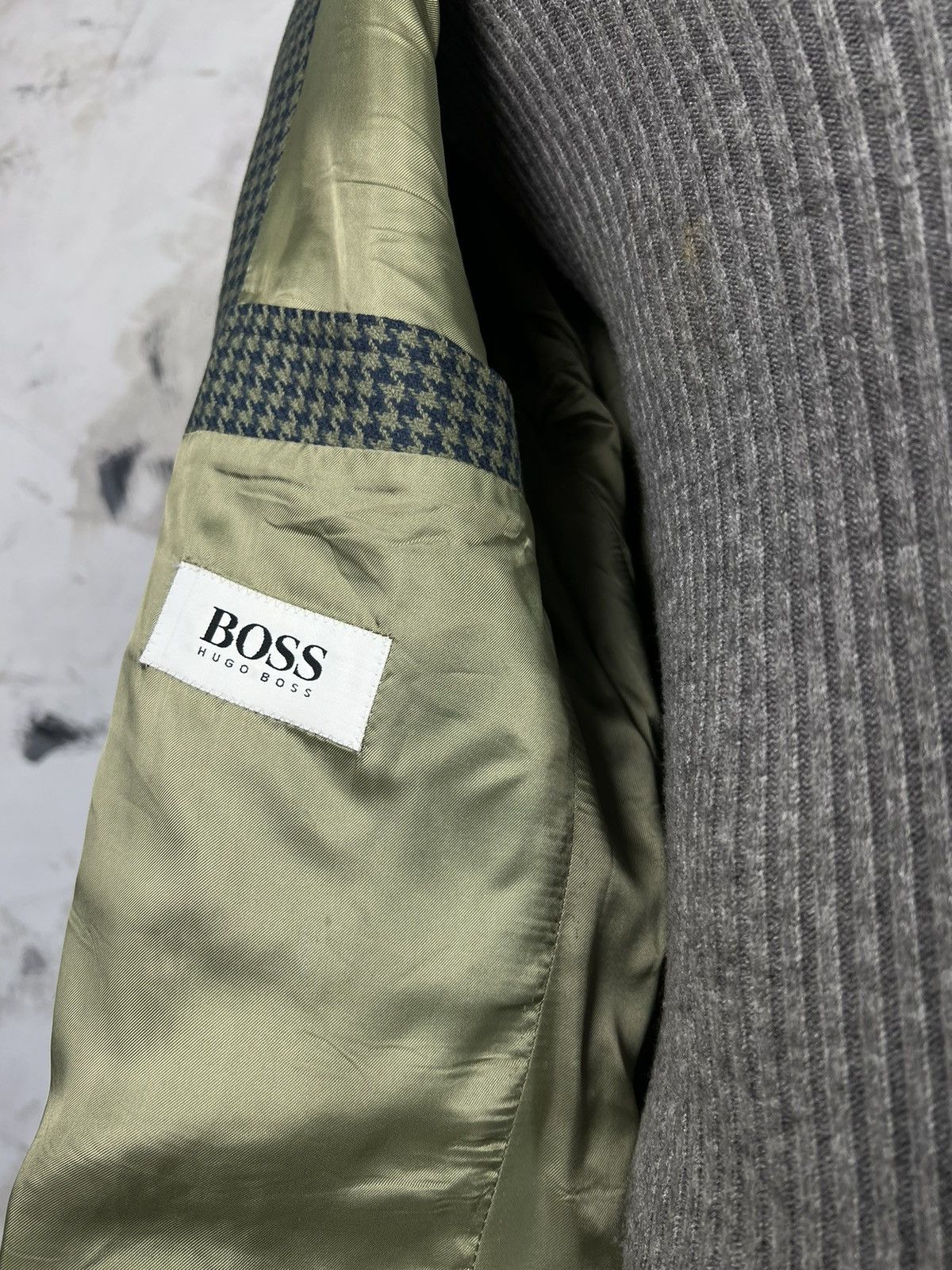 Hugo Boss Vintage Hugo Boss Wool Cashmere Blazer Jacket Size M - L 50 Size 42R - 7 Thumbnail
