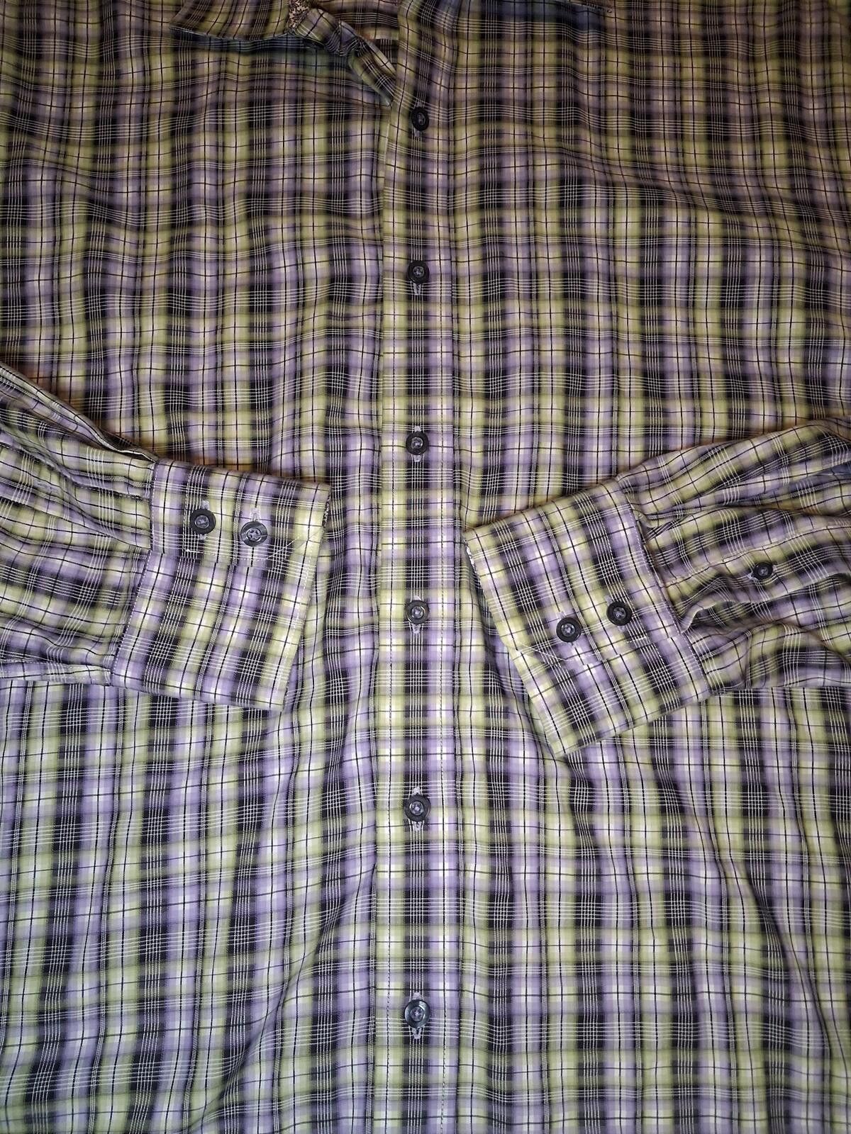 Robert Graham Robert Graham Shirt XL Multicolor Plaid Cotton Flip Cuff Size US XL / EU 56 / 4 - 6 Thumbnail