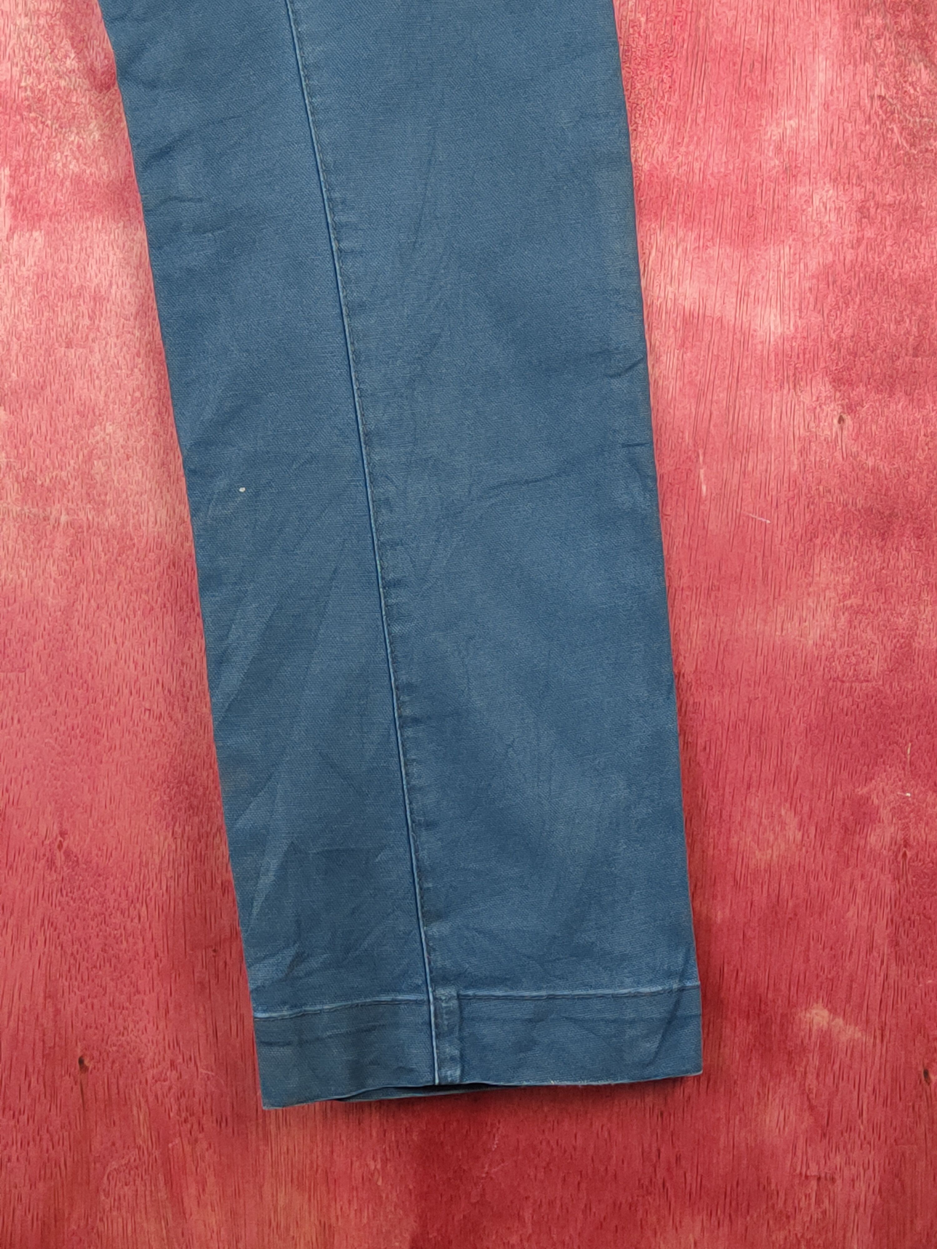 Japanese Brand Genba-Xebec Blue Multipocket Tactical Cargo Pants #S1317 Size US 30 / EU 46 - 11 Thumbnail