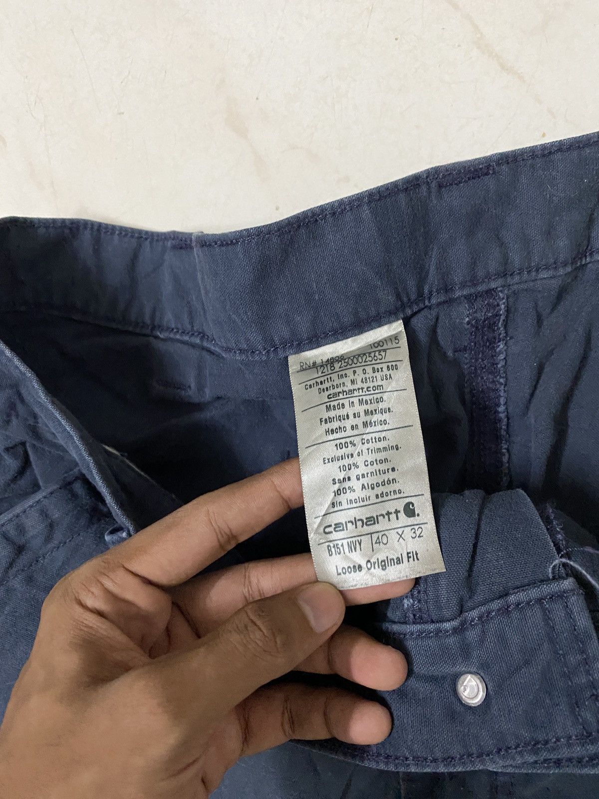 Carhartt × Vintage CARHARTT CARPENTER BAGGY PANTS VINTAGE FADED Y2K‼️ Size US 38 / EU 54 - 7 Thumbnail