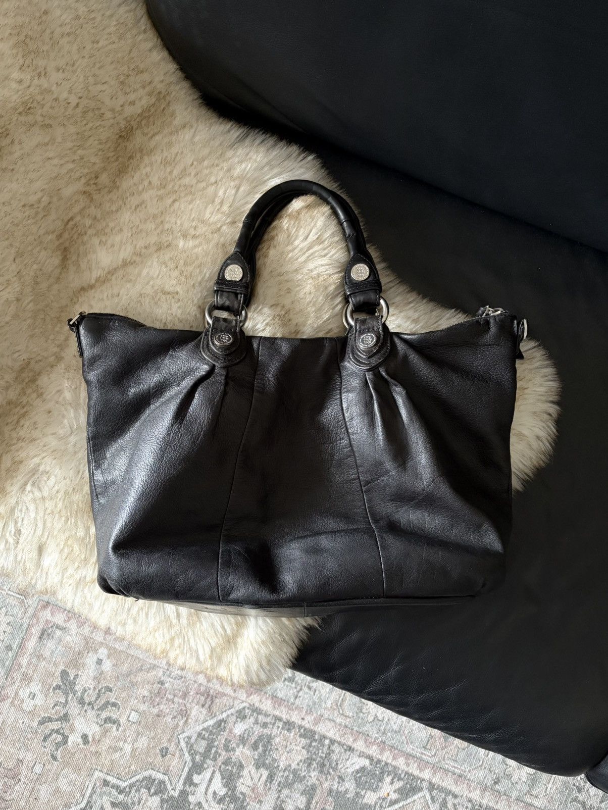 George Gina & Lucy George Gina &Lucy GGL Large Tote Leather Bag Y2K Size ONE SIZE - 7 Thumbnail