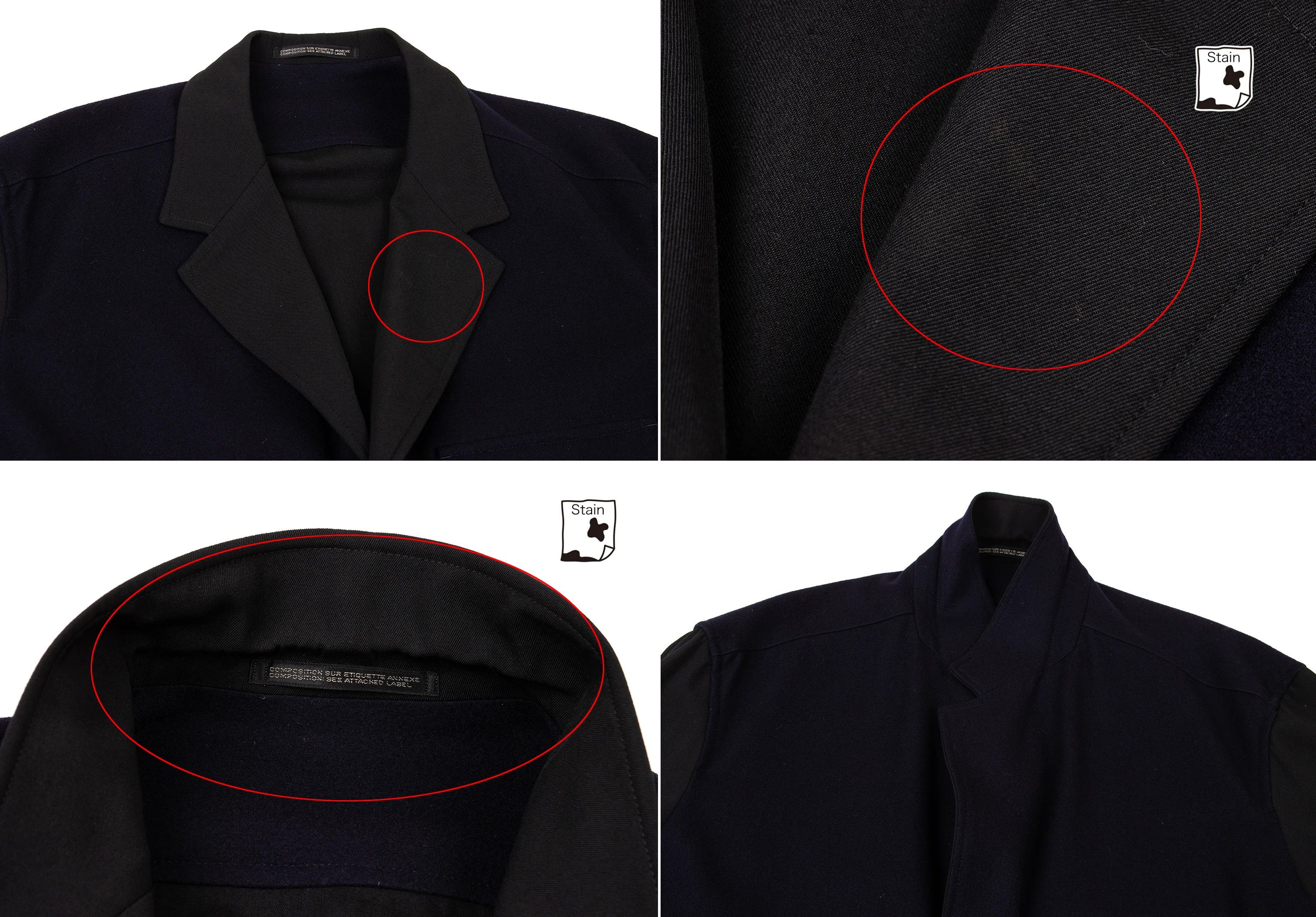 Yohji Yamamoto Yohji Yamamoto Wool Blended Design Jacket Size US M / EU 48-50 / 2 - 3 Thumbnail