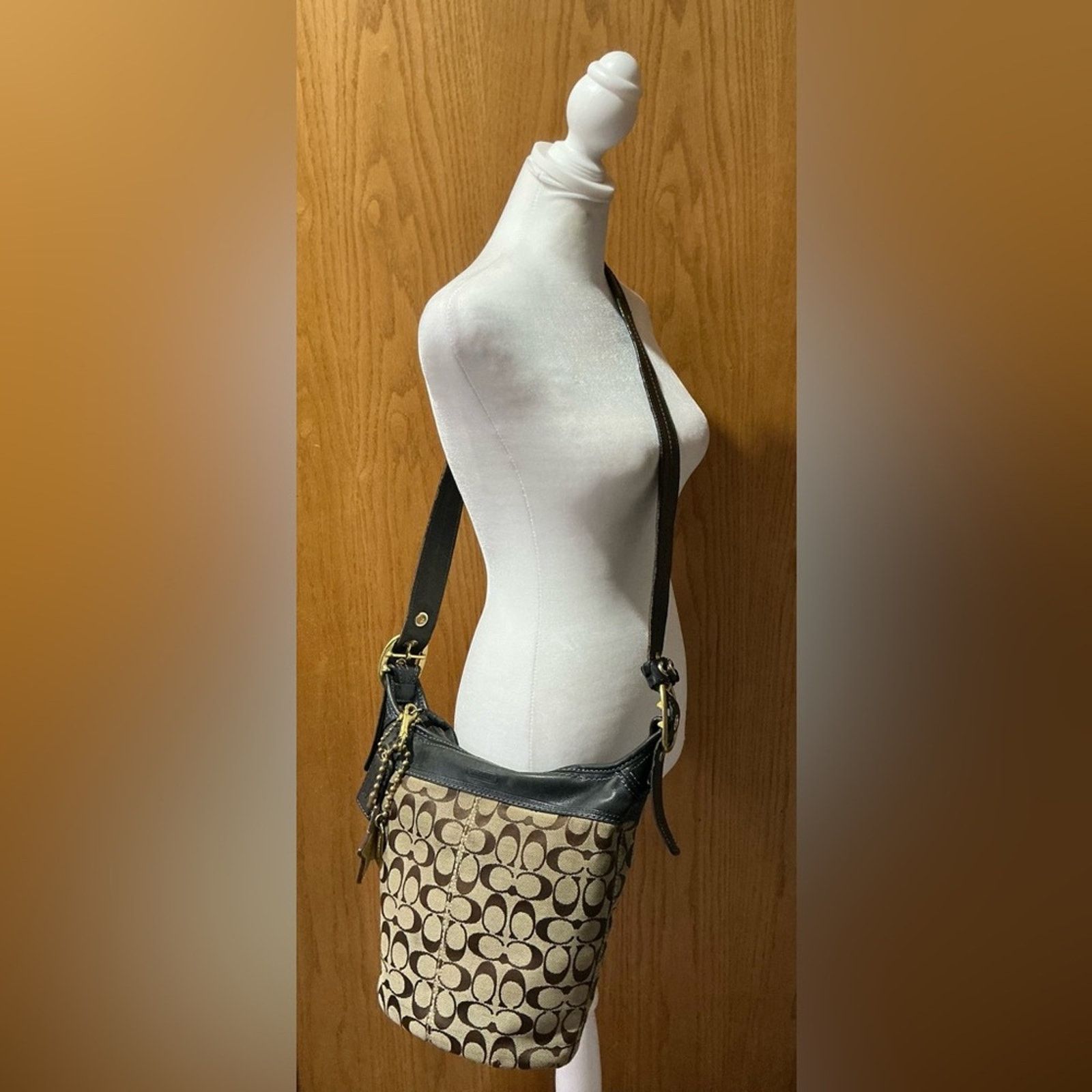 Coach Vintage Coach Bleeker Khaki Tan Bag Hobo Convertible Strap Size ONE SIZE - 3 Thumbnail