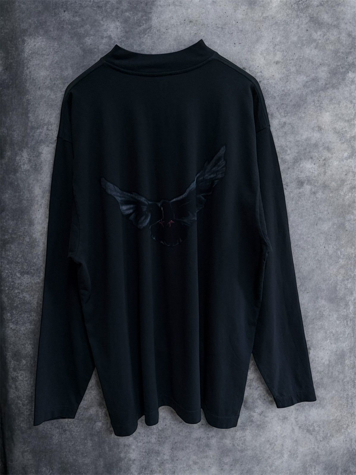 Gap × Yeezy New Yzy Gap by Balenciaga Dove Longsleeve Tee Gunmetal M Size US M / EU 48-50 / 2 - 1 Thumbnail