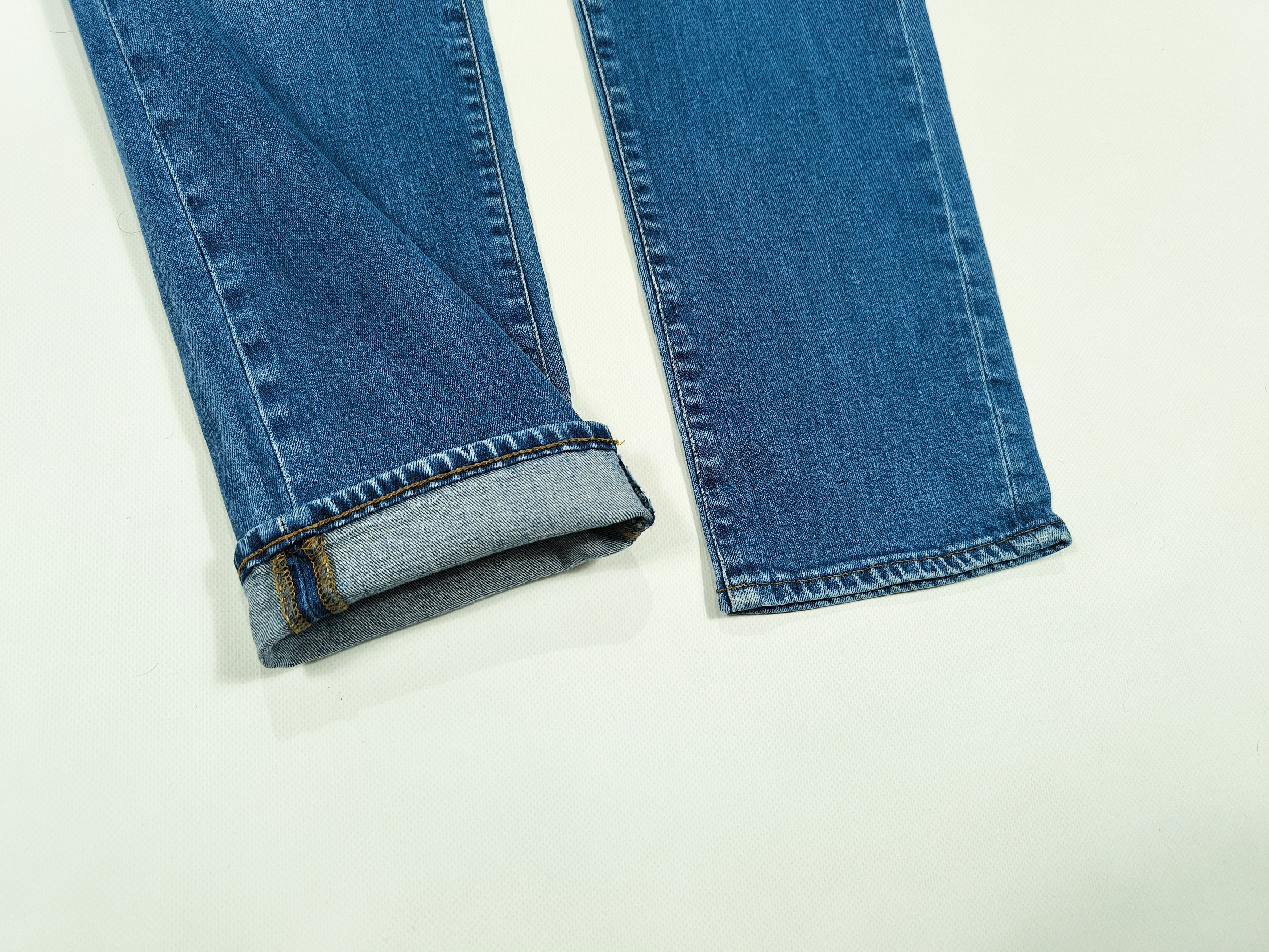 Edwin Edwin ED-80 Slim Fit Tapered Blue Denim Jeans Size W32 L32 Size US 32 / EU 48 - 4 Thumbnail