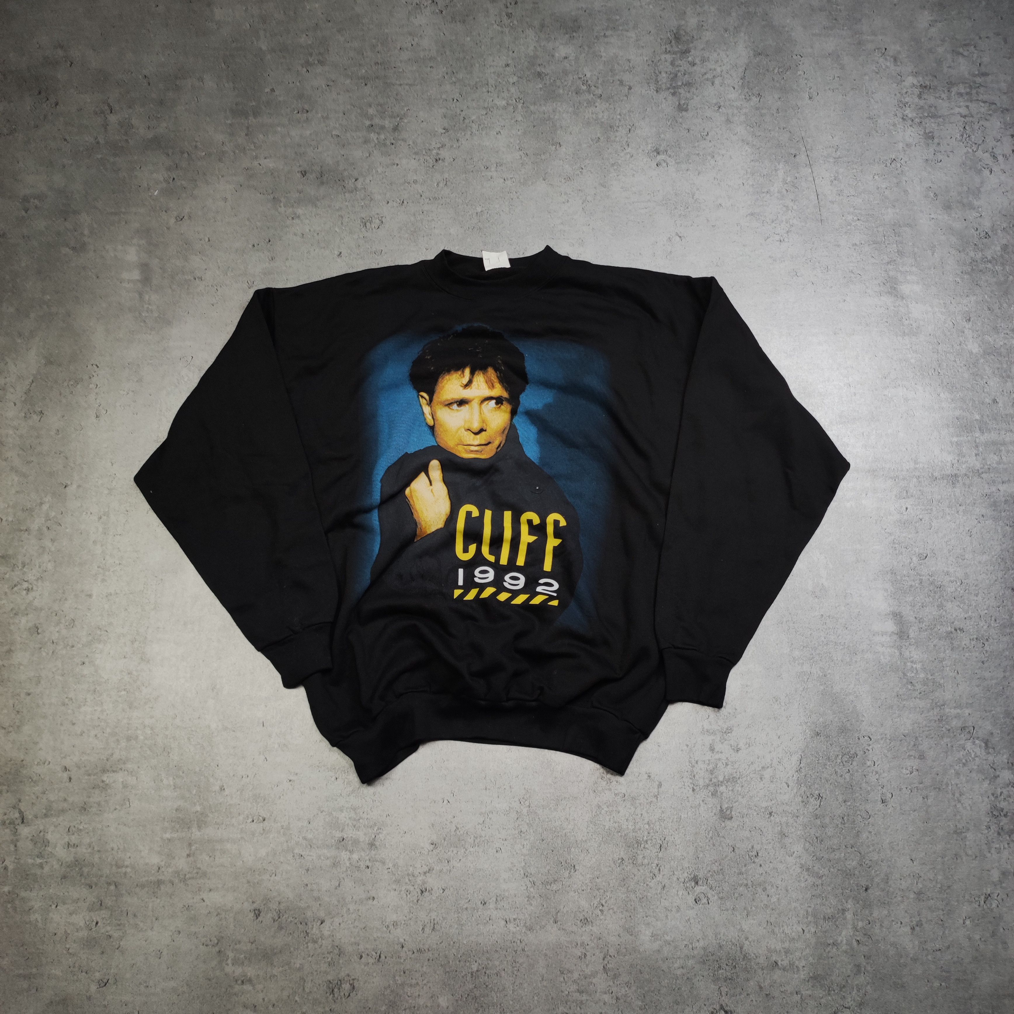 RARE Cliff Richards 1992 European Tour Merch Crewneck