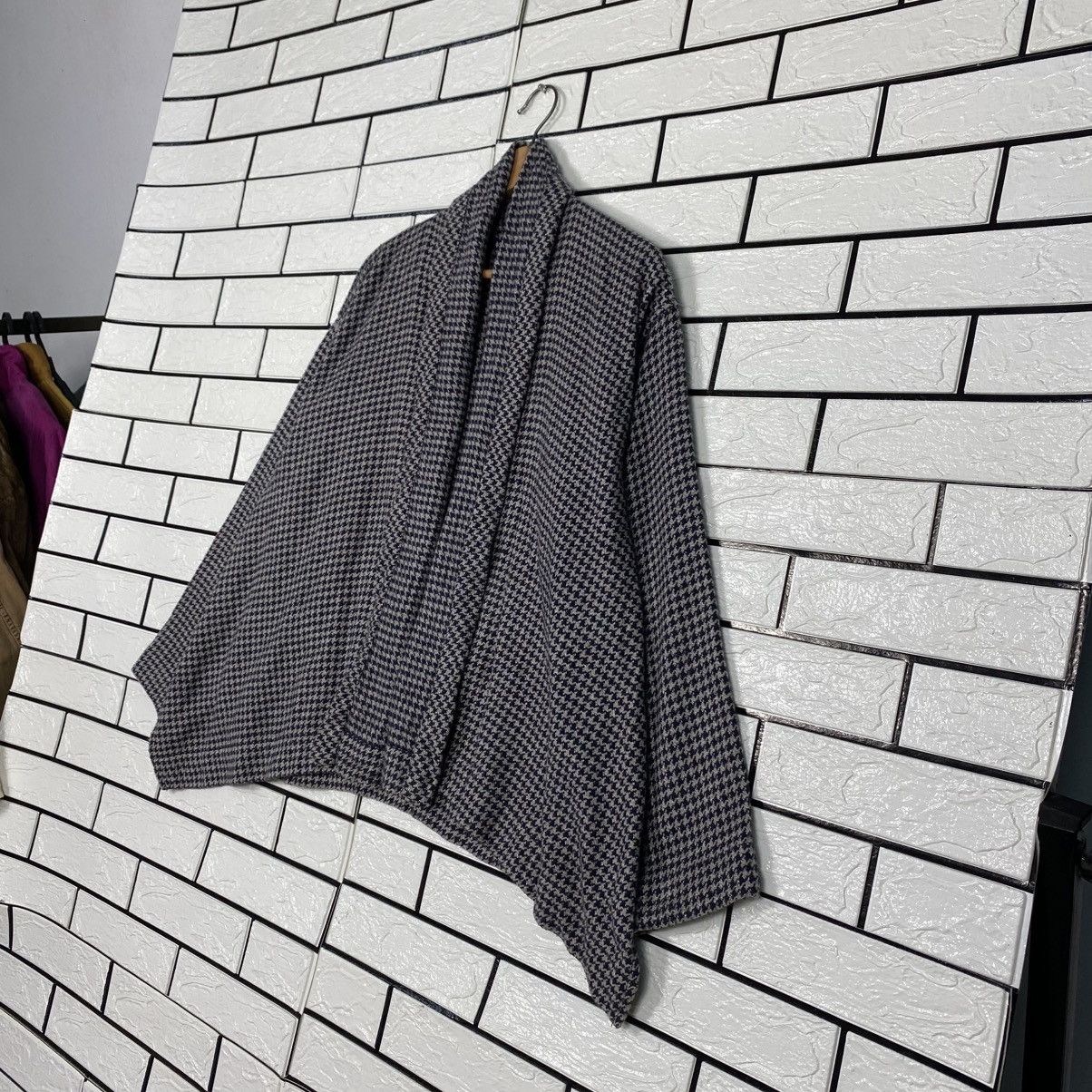 45rpm 📌Buttonless Cropped Kimono 45Rpm Tartan Design Check Size M / US 6-8 / IT 42-44 - 3 Thumbnail