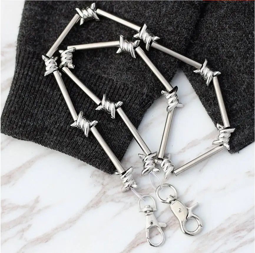 Jewelry Punk Men Wallet Belt Chain Size ONE SIZE - 4 Thumbnail