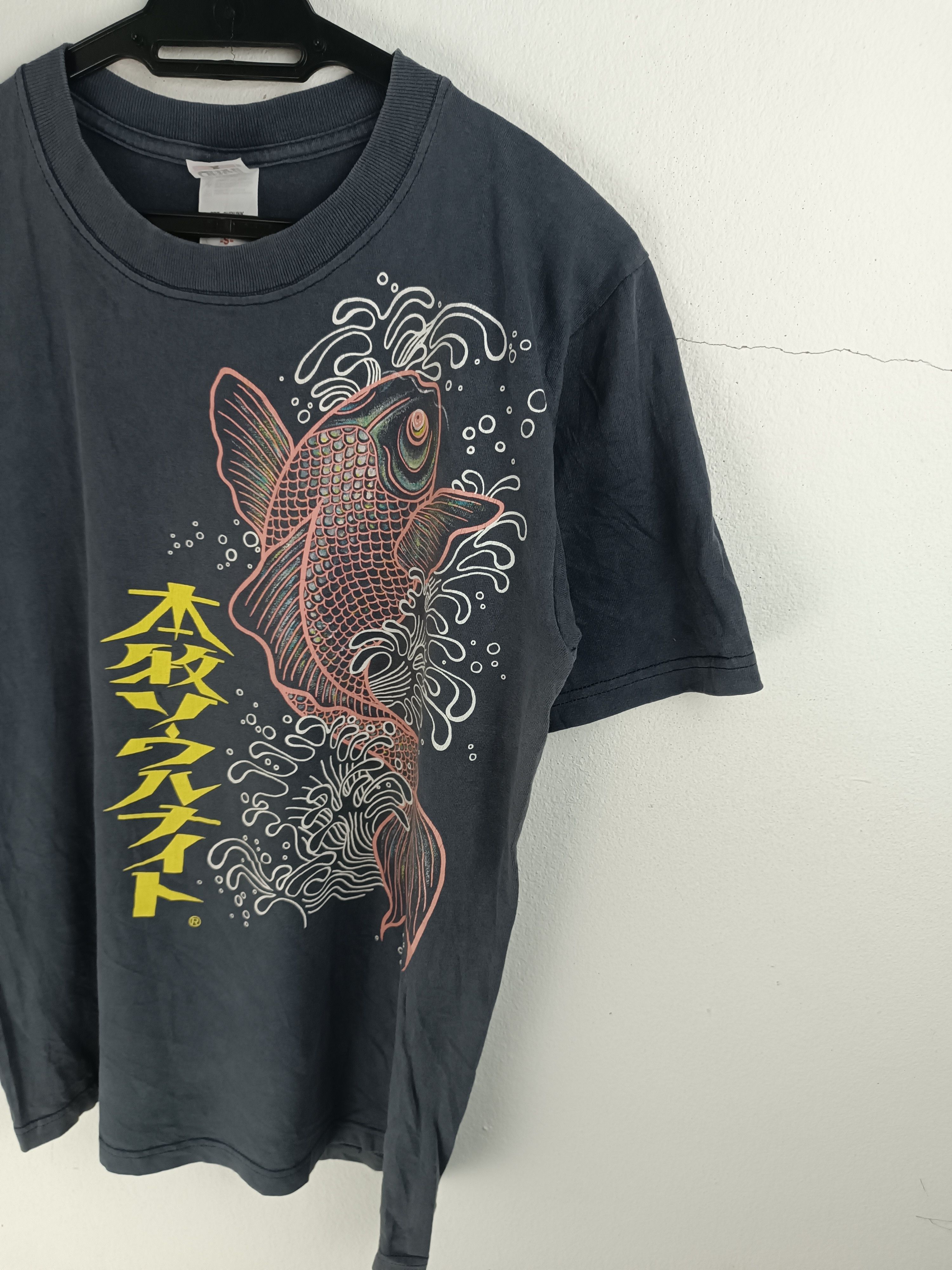 Vintage THRASH FADED VINTAGE JAPANESE SUKAJAN KOI punk grunge y2k Size US M / EU 48-50 / 2 - 7 Thumbnail