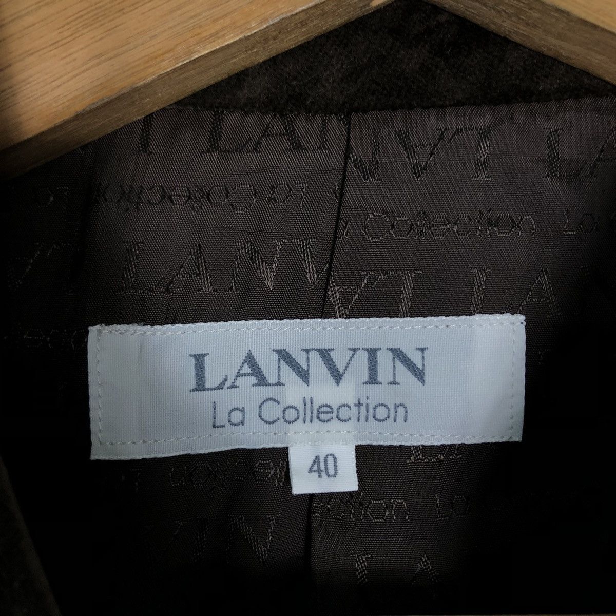 Japanese Brand 👍Vintage Lanvin La Collection Velvet Jacket Size M / US 6-8 / IT 42-44 - 15 Thumbnail