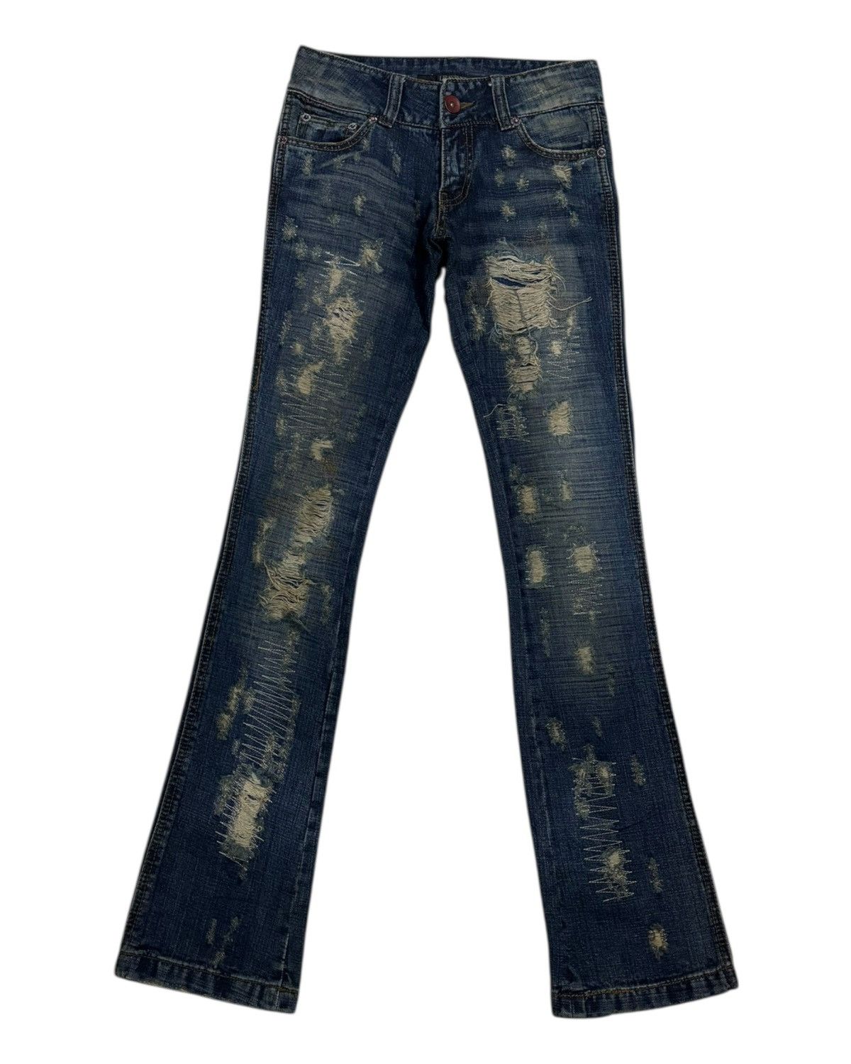 Lip Service 2000s IfSixWasNine Lgb Lip Service Vkei Distressed Denim Size 27" / US 4 / IT 40 - 9 Thumbnail