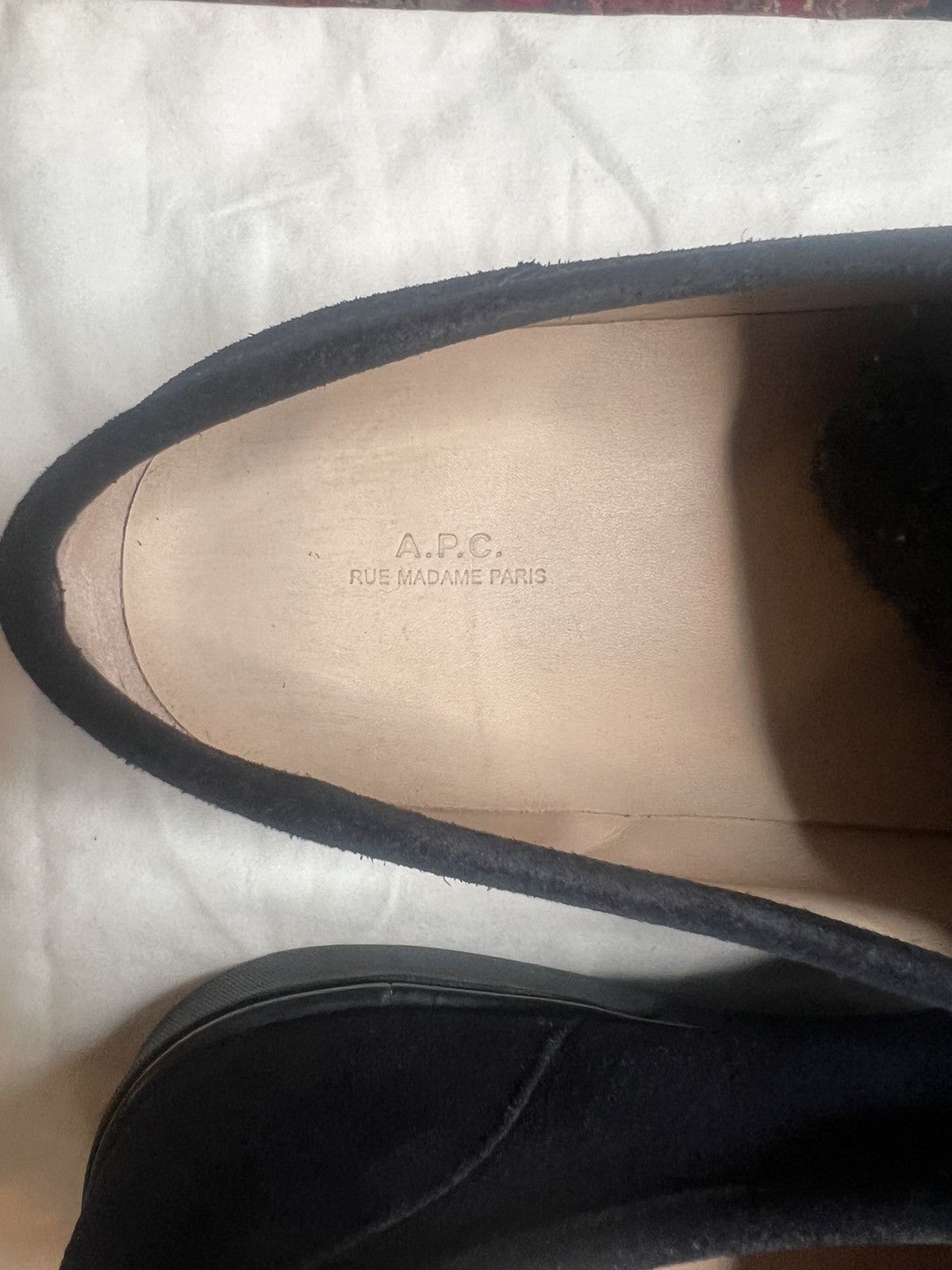 A.P.C. × Japanese Brand A.P.C Navy Suede Leather Shoes Size US 10 / EU 43 - 6 Thumbnail