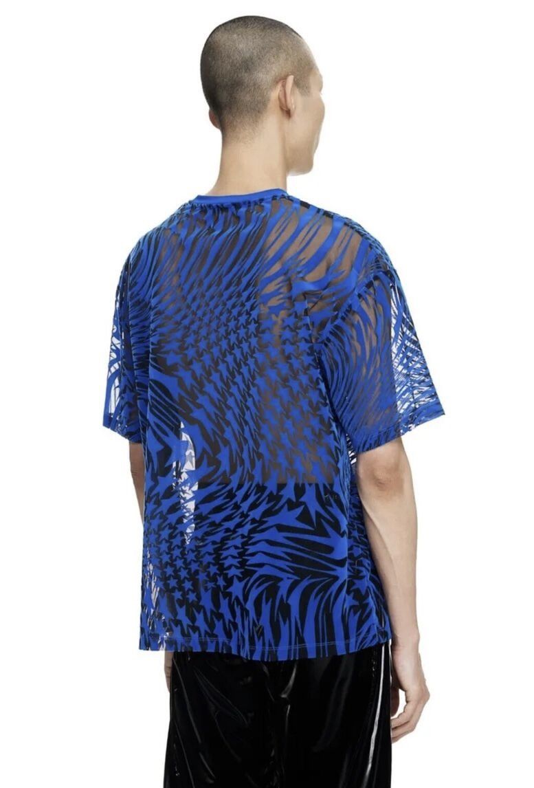 Mugler Mugler x H&M Swirling Star Mesh T-Shirt Size US L / EU 52-54 / 3 - 2 Thumbnail