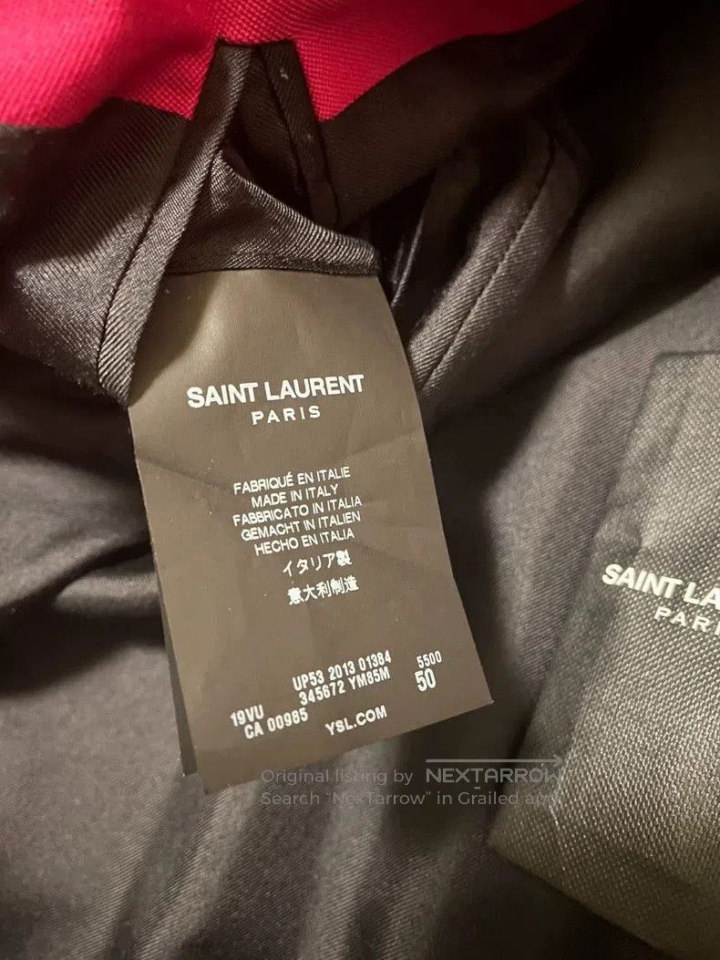 Saint Laurent Paris Saint Laurent Pink Wool Blazer Jacket. Size US L / EU 52-54 / 3 - 5 Thumbnail