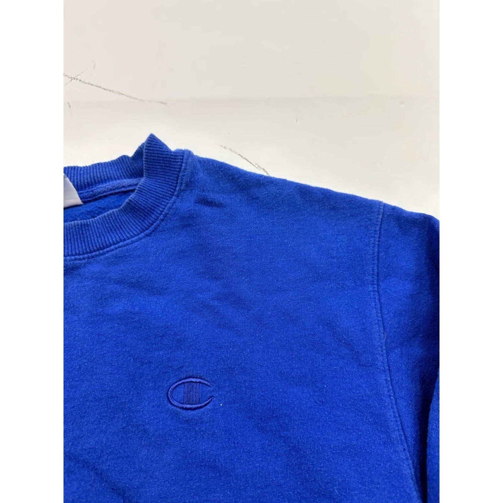 Champion CHAMPION Sweatshirt Mens Medium Blue Crew Neck Pullover Mini Logo Size US M / EU 48-50 / 2 - 2 Thumbnail