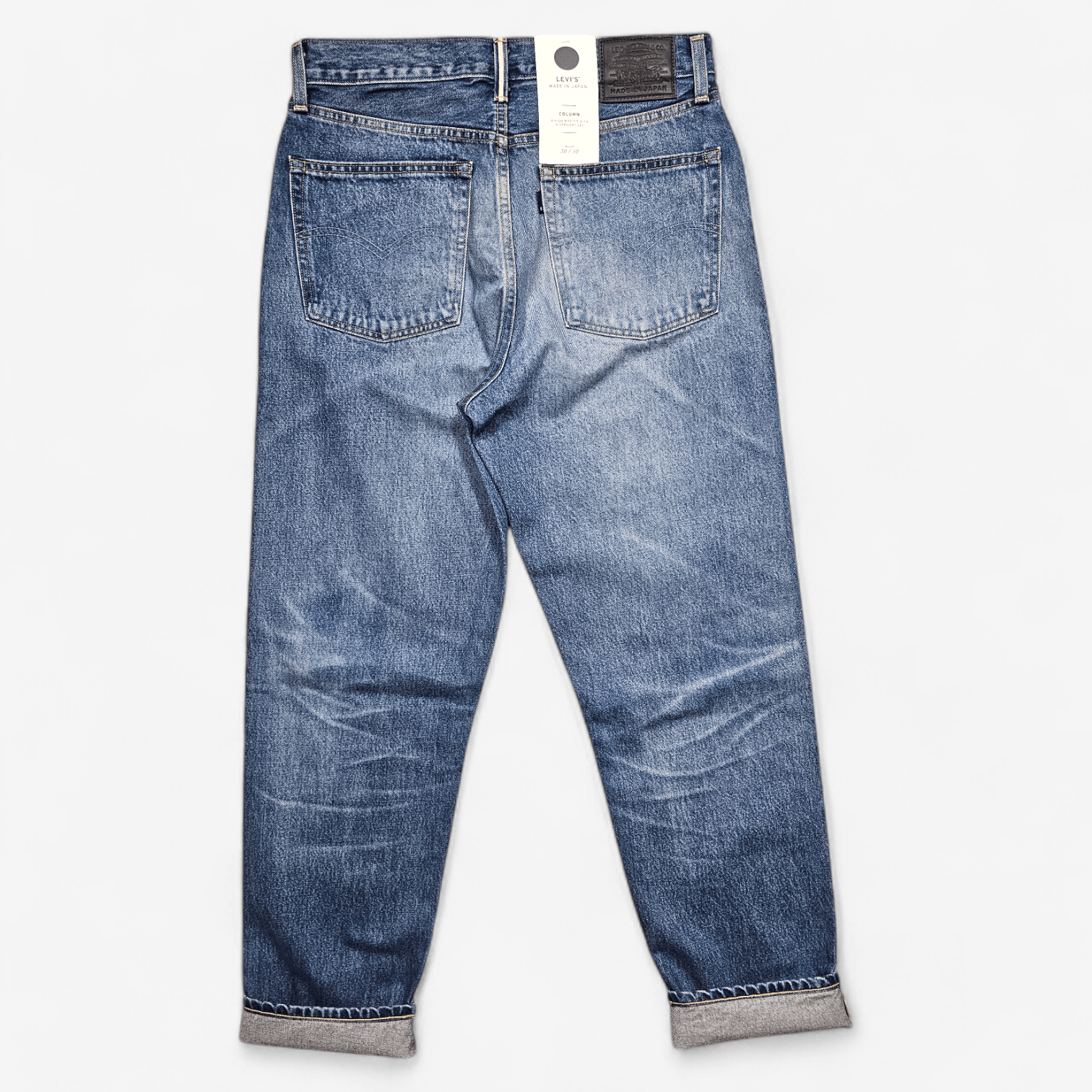 Levi's Made & Crafted NWT Levi's Made in Japan Column Denim Jeans Selvedge W30L30 Size 30" / US 8 / IT 44 - 6 Thumbnail