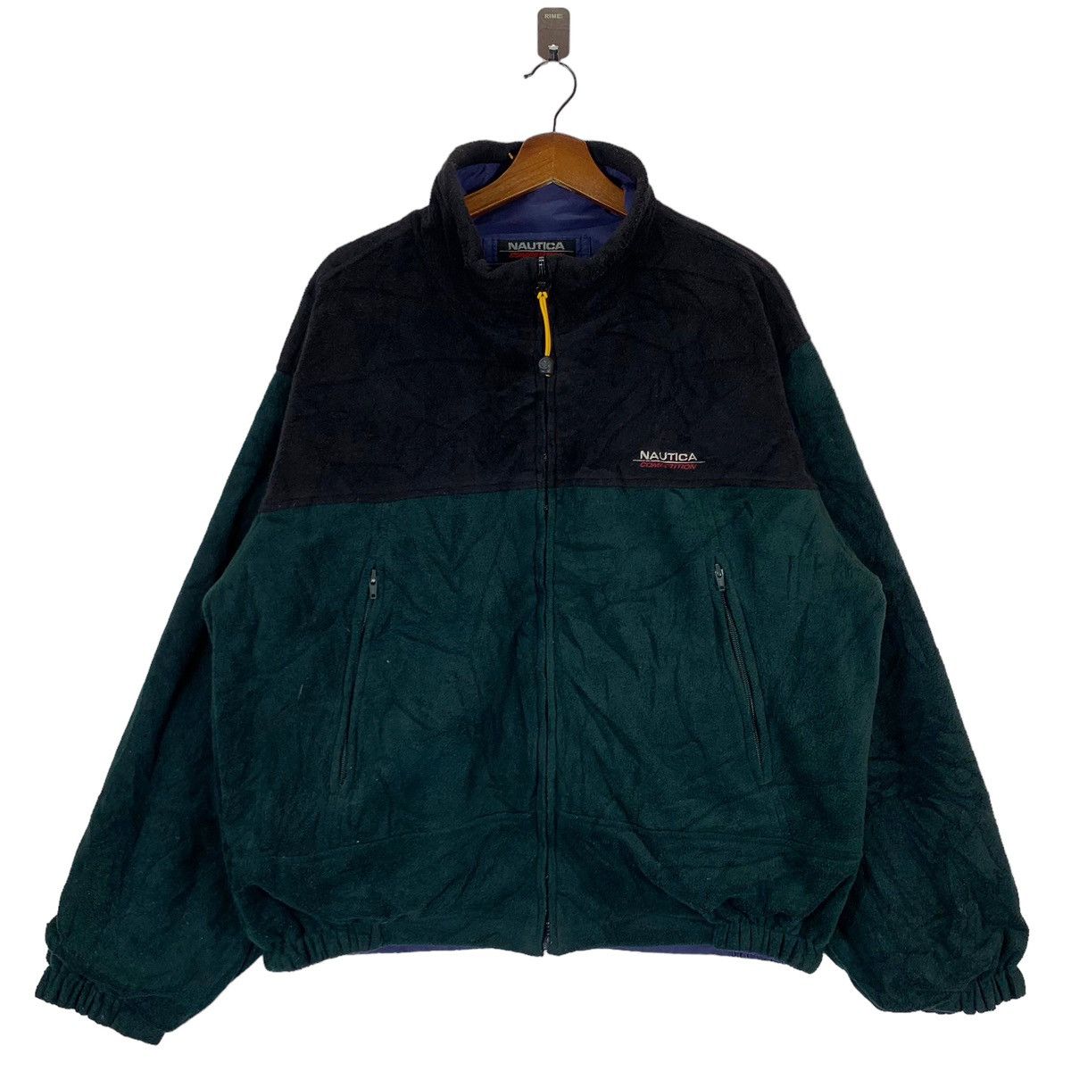 Nautica × Vintage Vintage Nautica Reversible Fleece Nylon Outdoor Size US L / EU 52-54 / 3 - 7 Thumbnail
