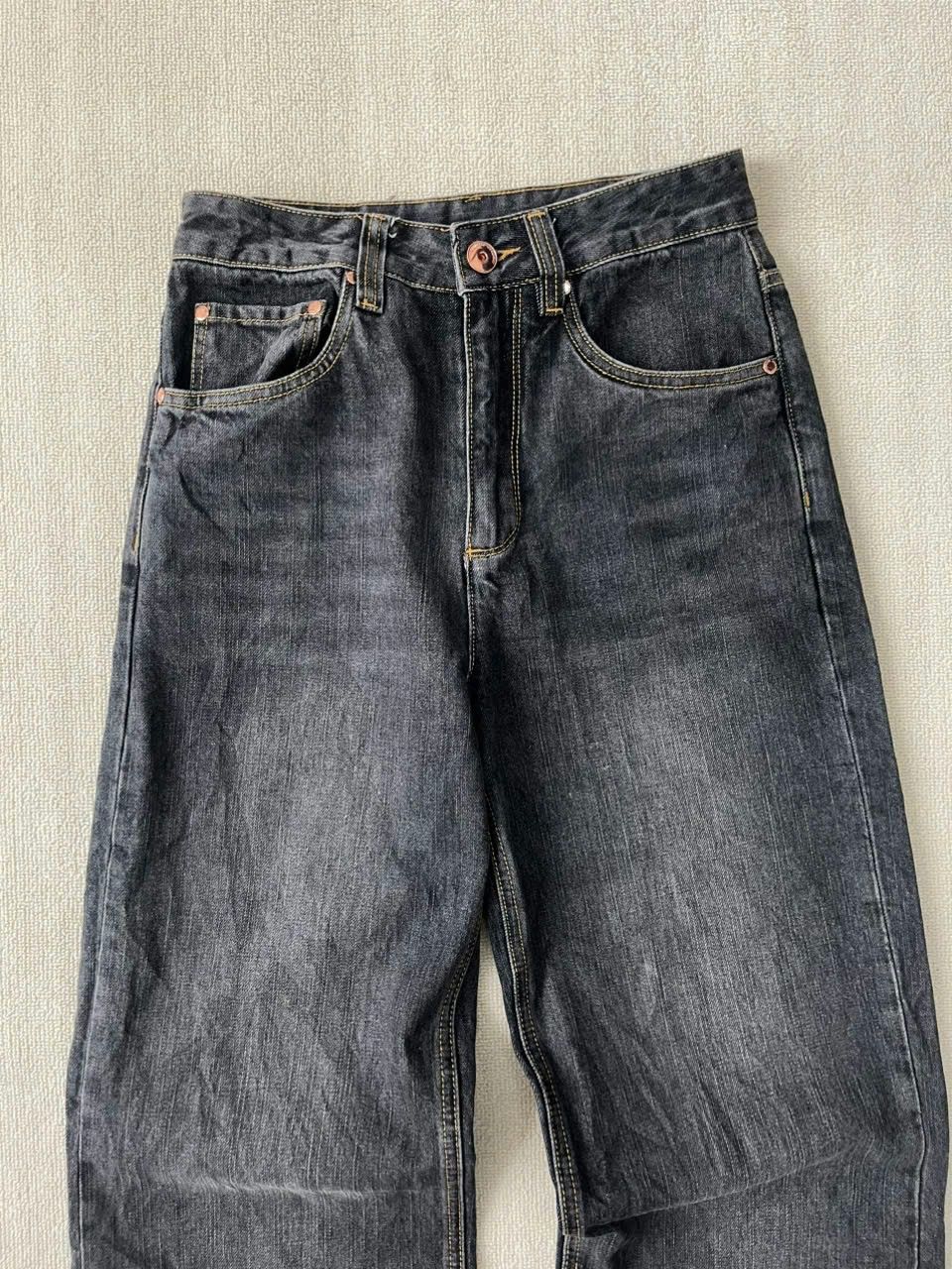 Brunello Cucinelli Brunello Cucinelli black wash wideleg jeans Size 26" / US 2 / IT 38 - 9 Thumbnail
