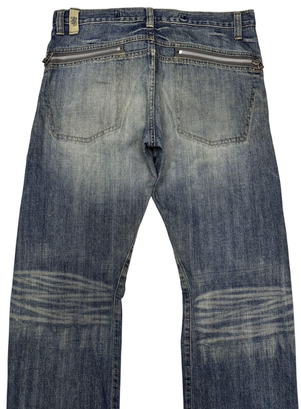 If Six Was Nine Vintage Japanese Brand Distressed Denim Jeans Loose Size US 34 / EU 50 - 8 Thumbnail